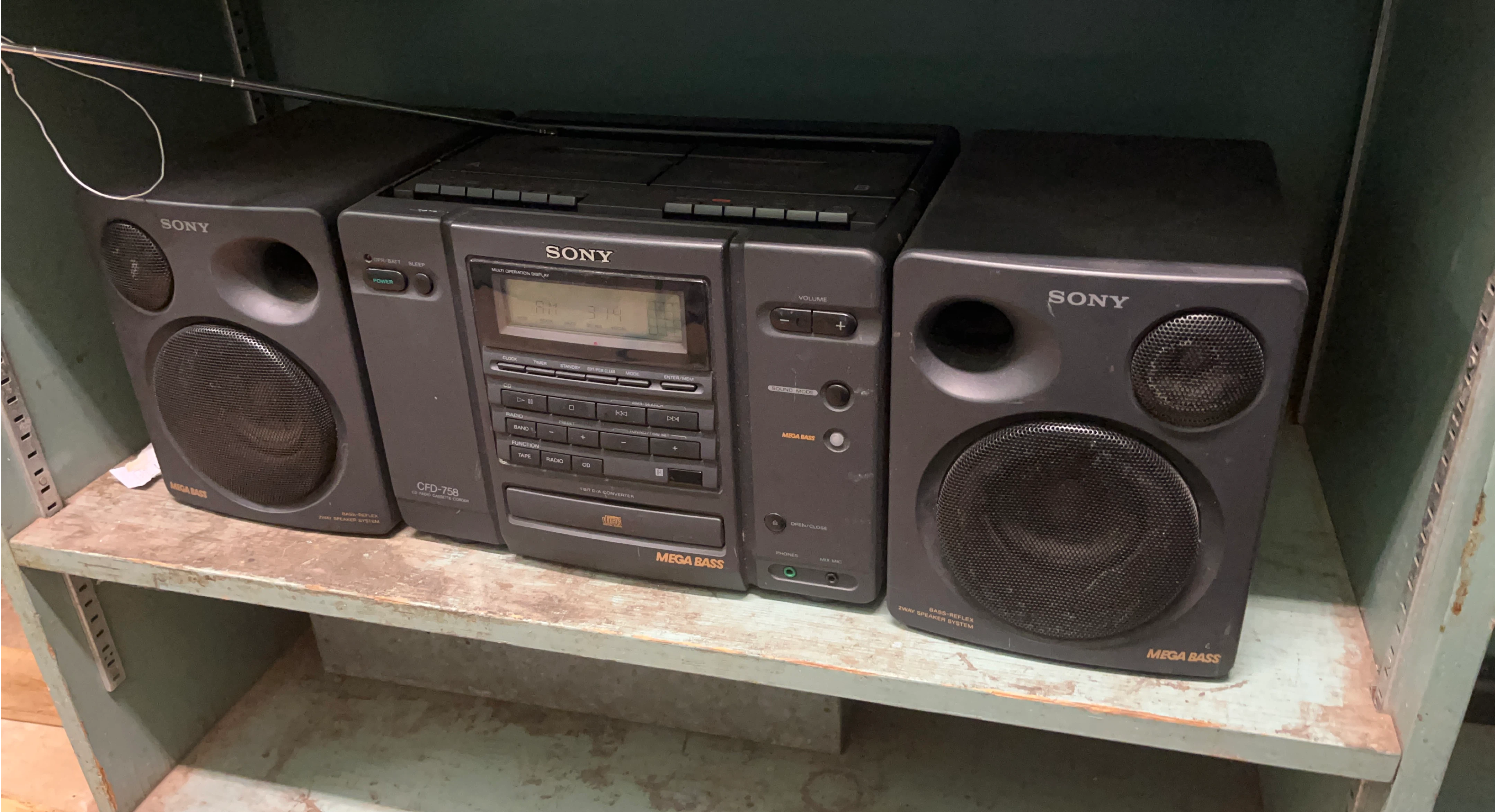 Sony CFD-758 CD Radio Cassette Corder