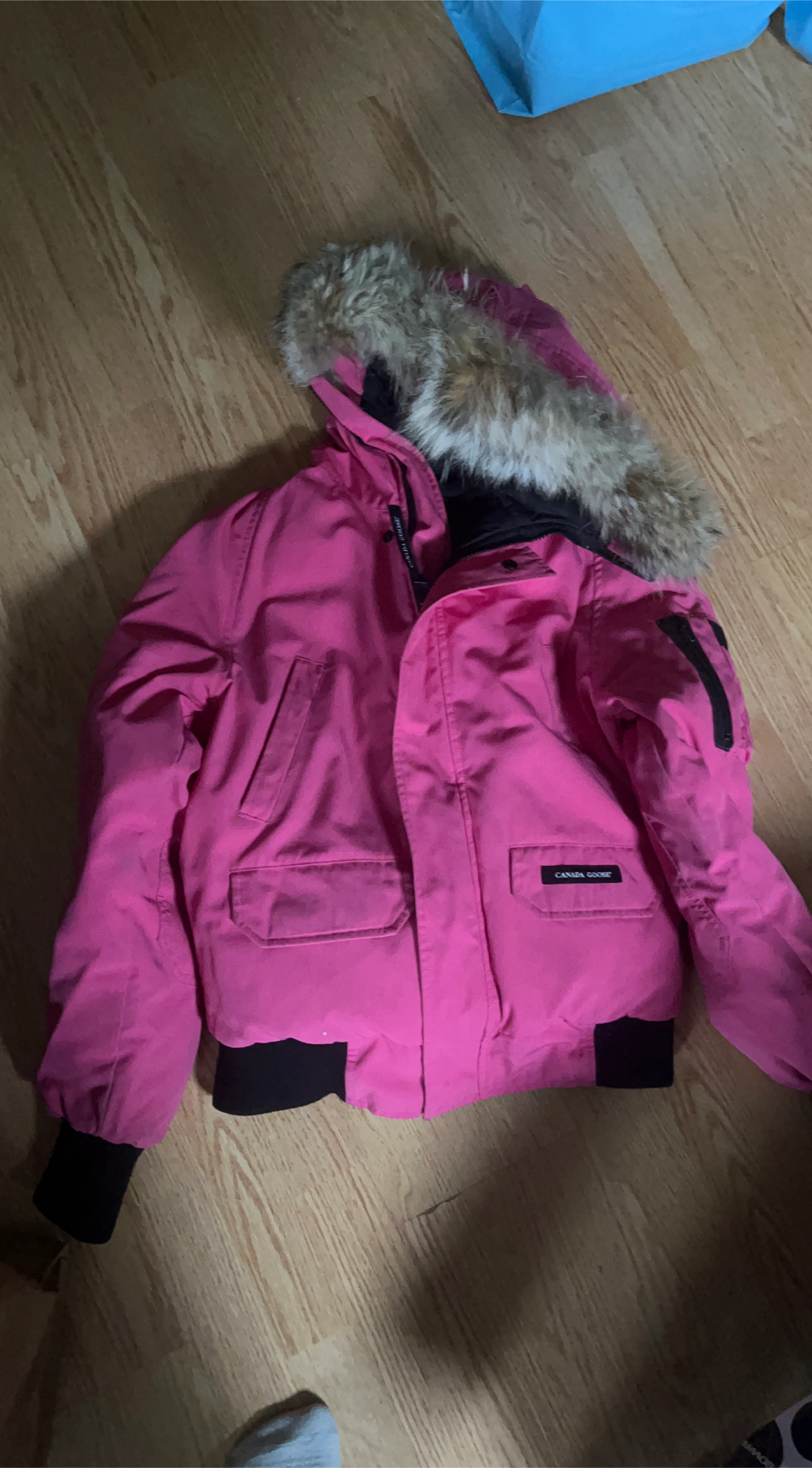 Canada Goose Pink Bomber Jacket thumbnail