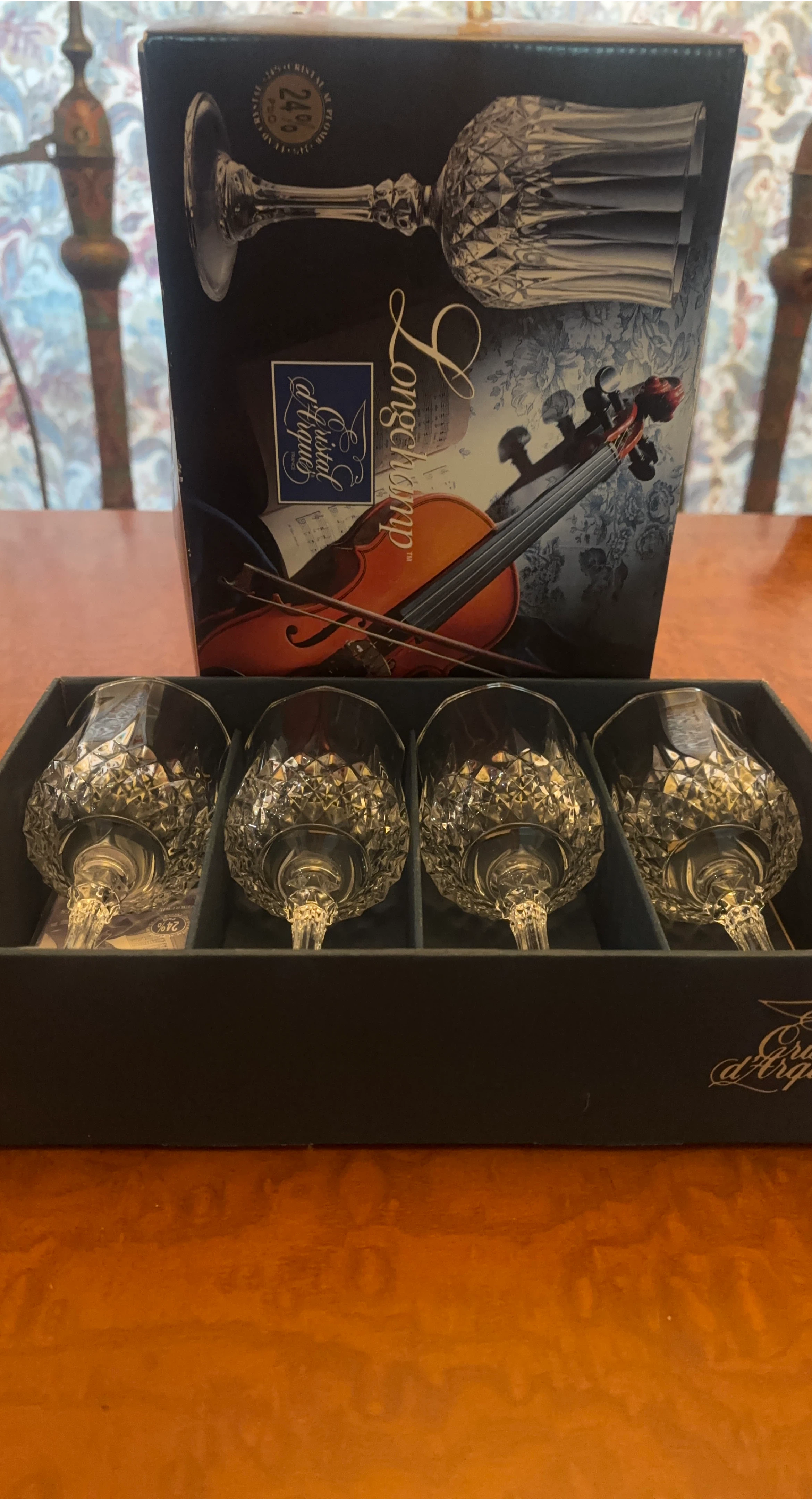 Longchamp Crystal d'Arques Water Goblets (Set of 4) thumbnail