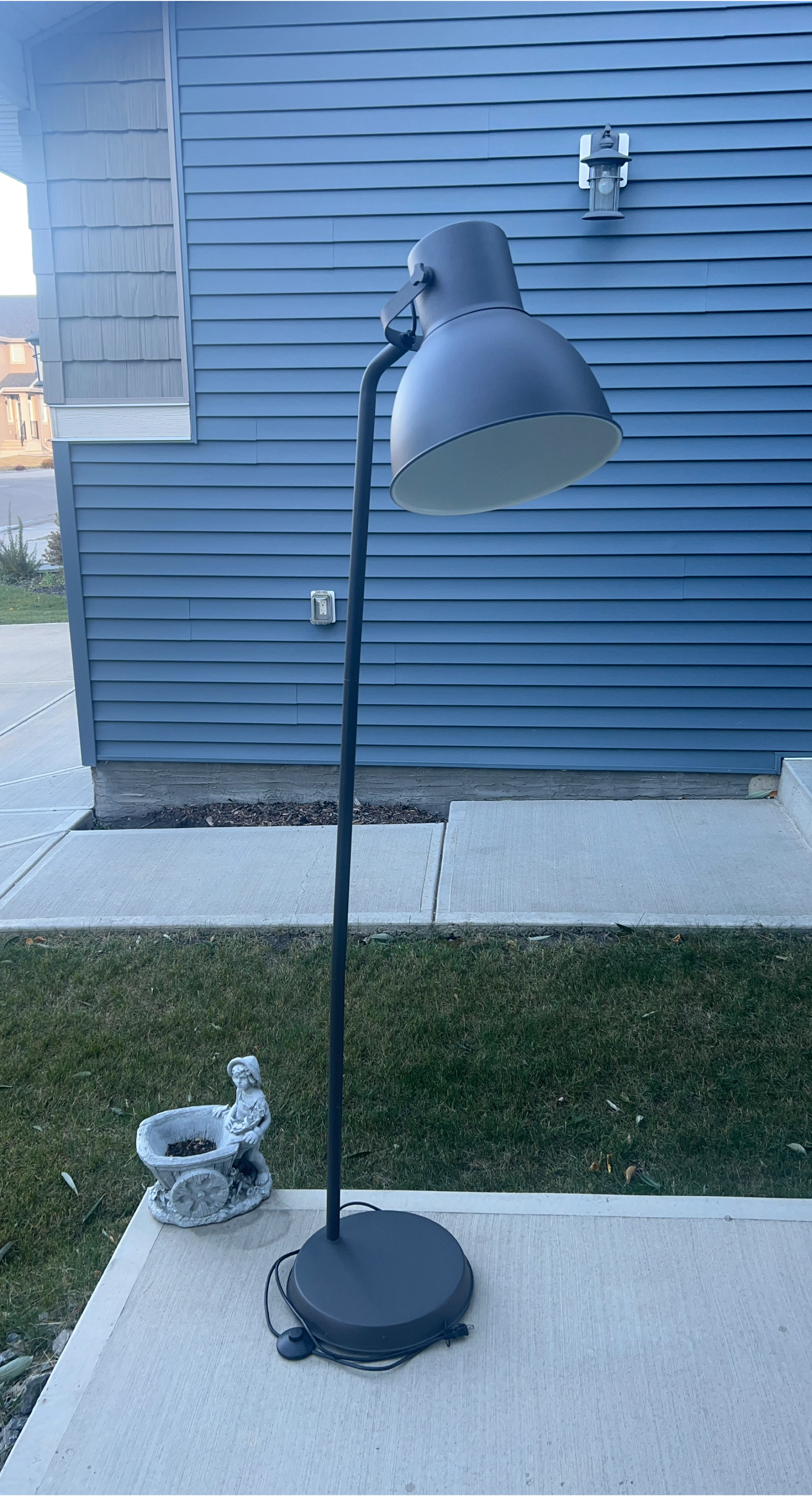 Dark Grey Floor Lamp
