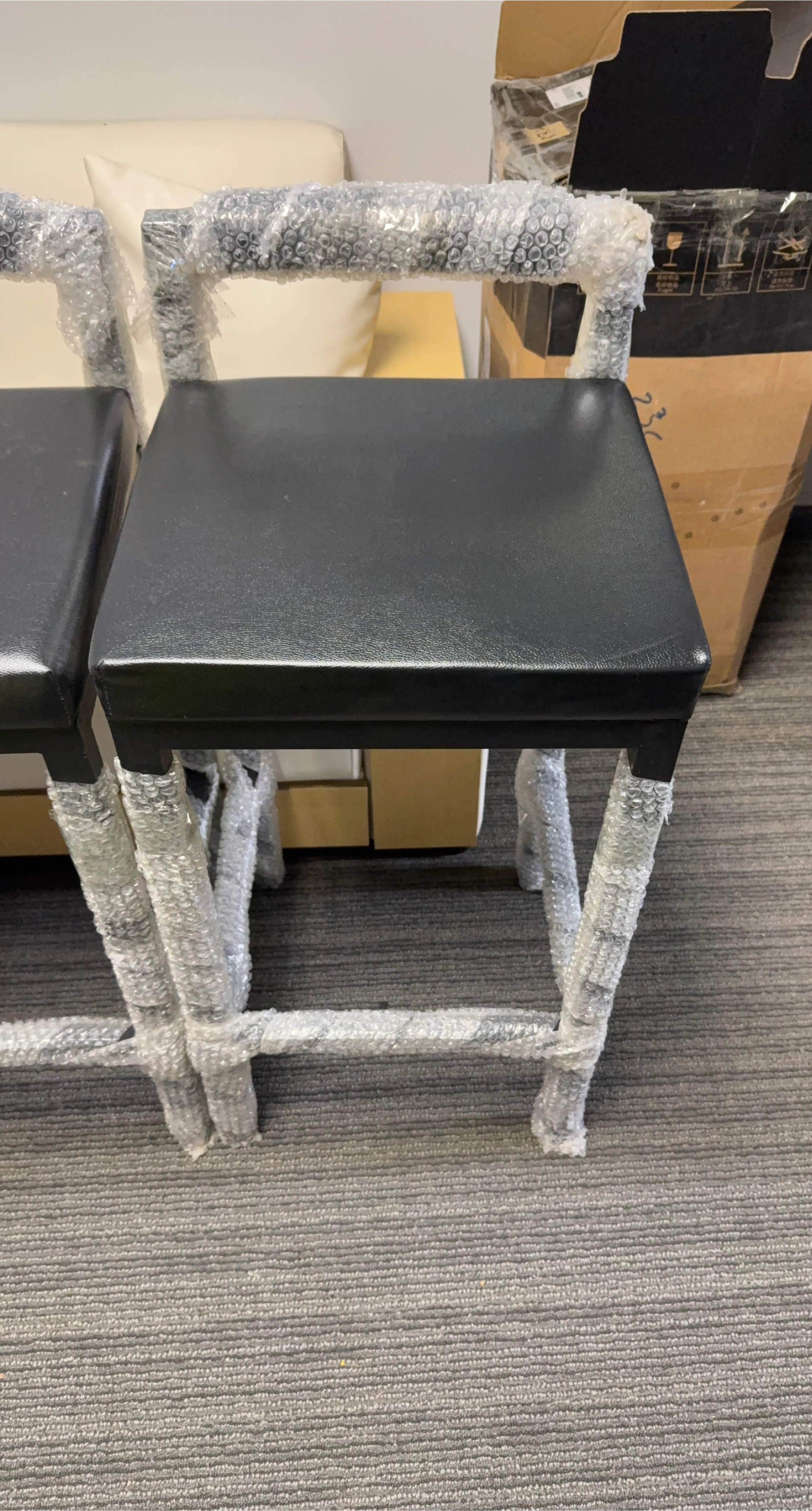 Black Bar Stool - New image indicator(2)