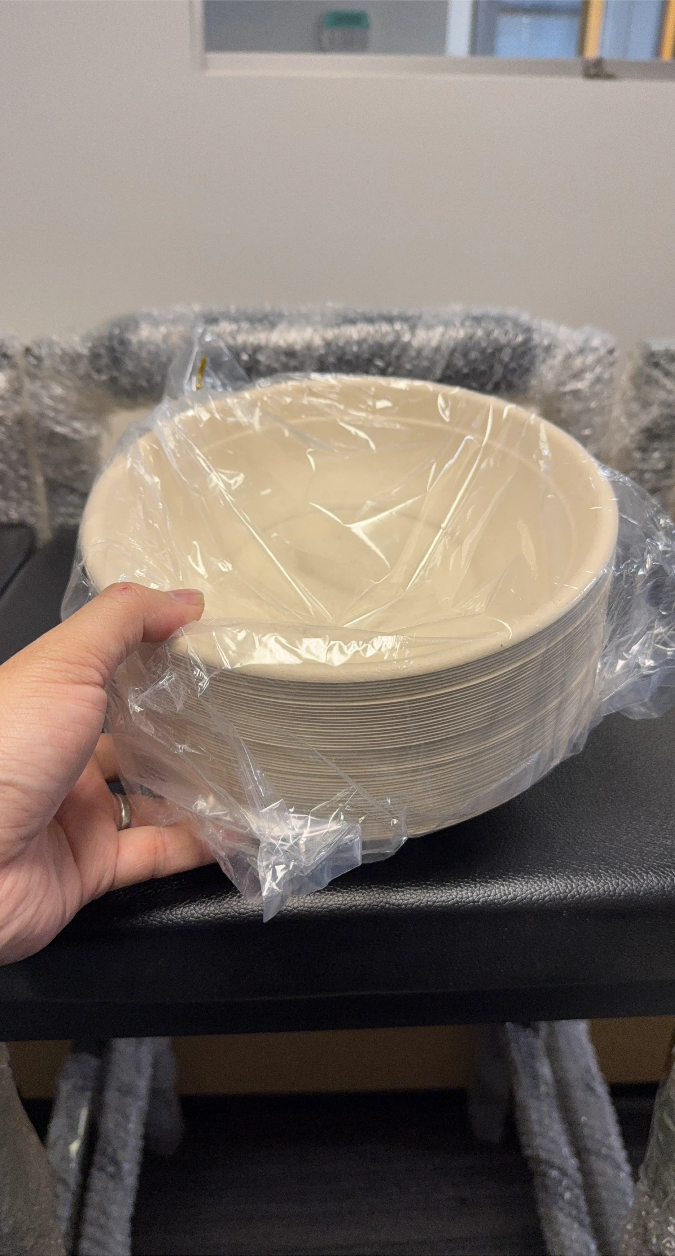 New Disposable Bowls - Beige thumbnail