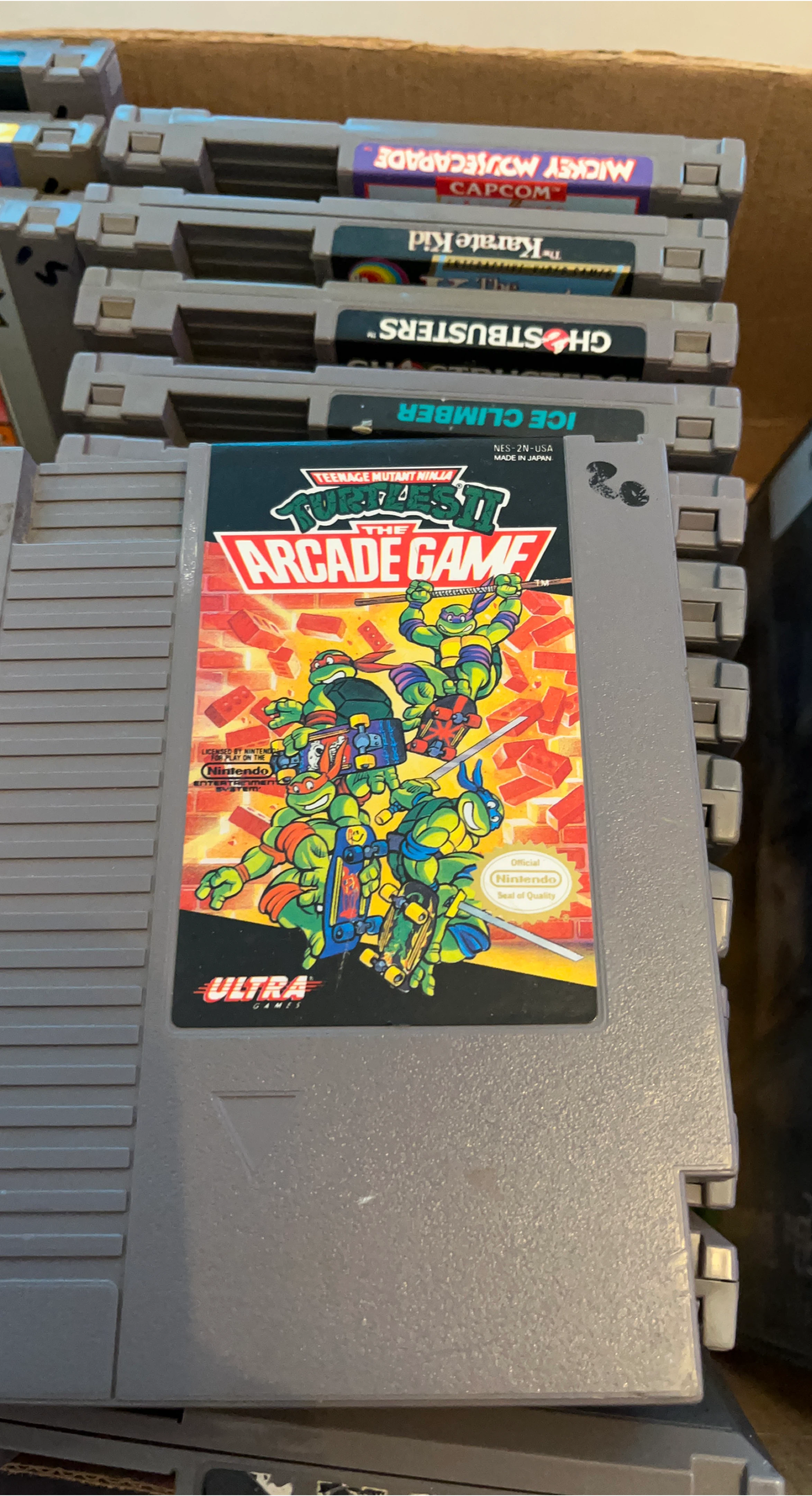 Teenage Mutant Ninja Turtles II Arcade Game NES