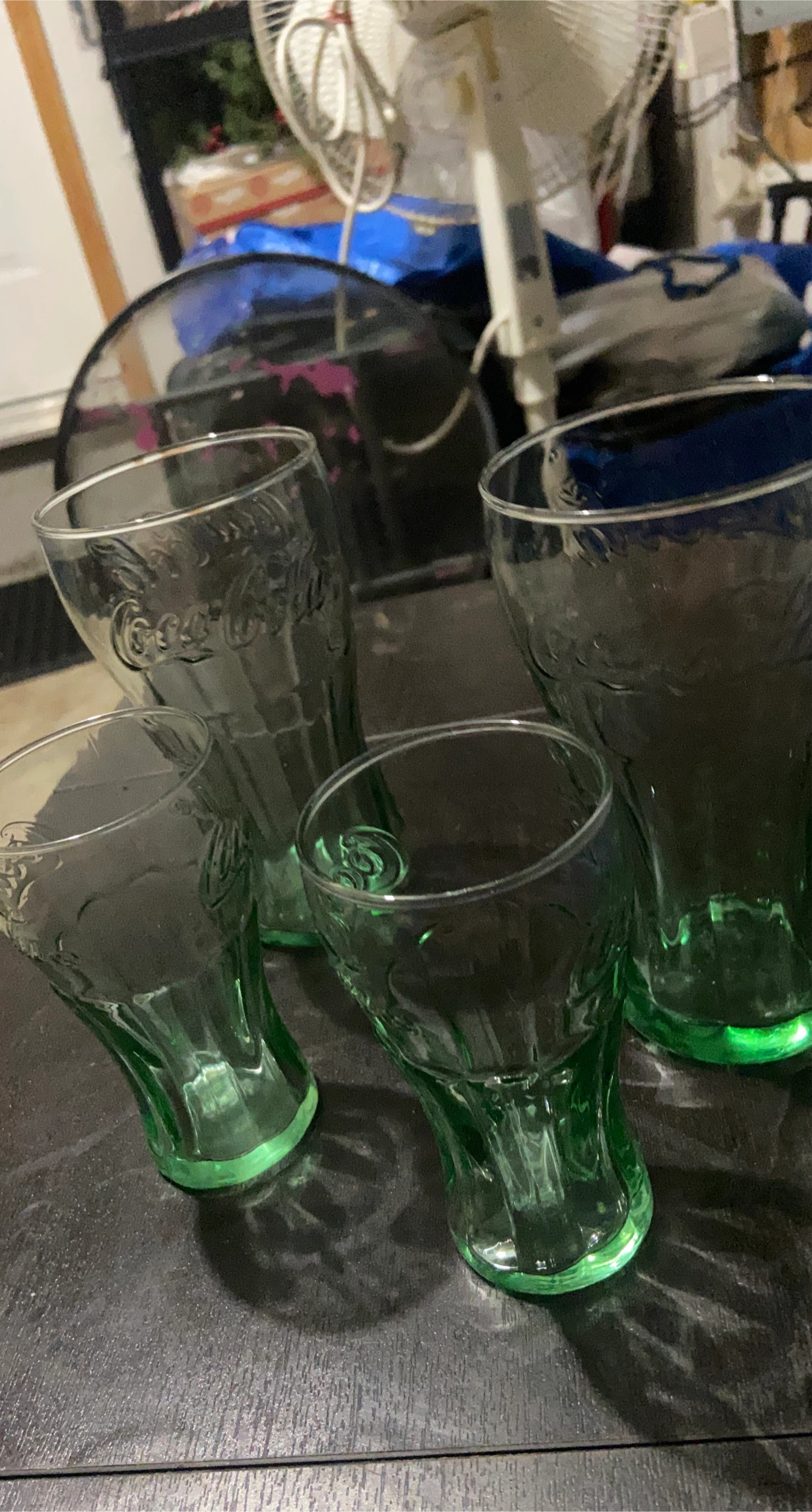 Coca-Cola Green Glass Set thumbnail