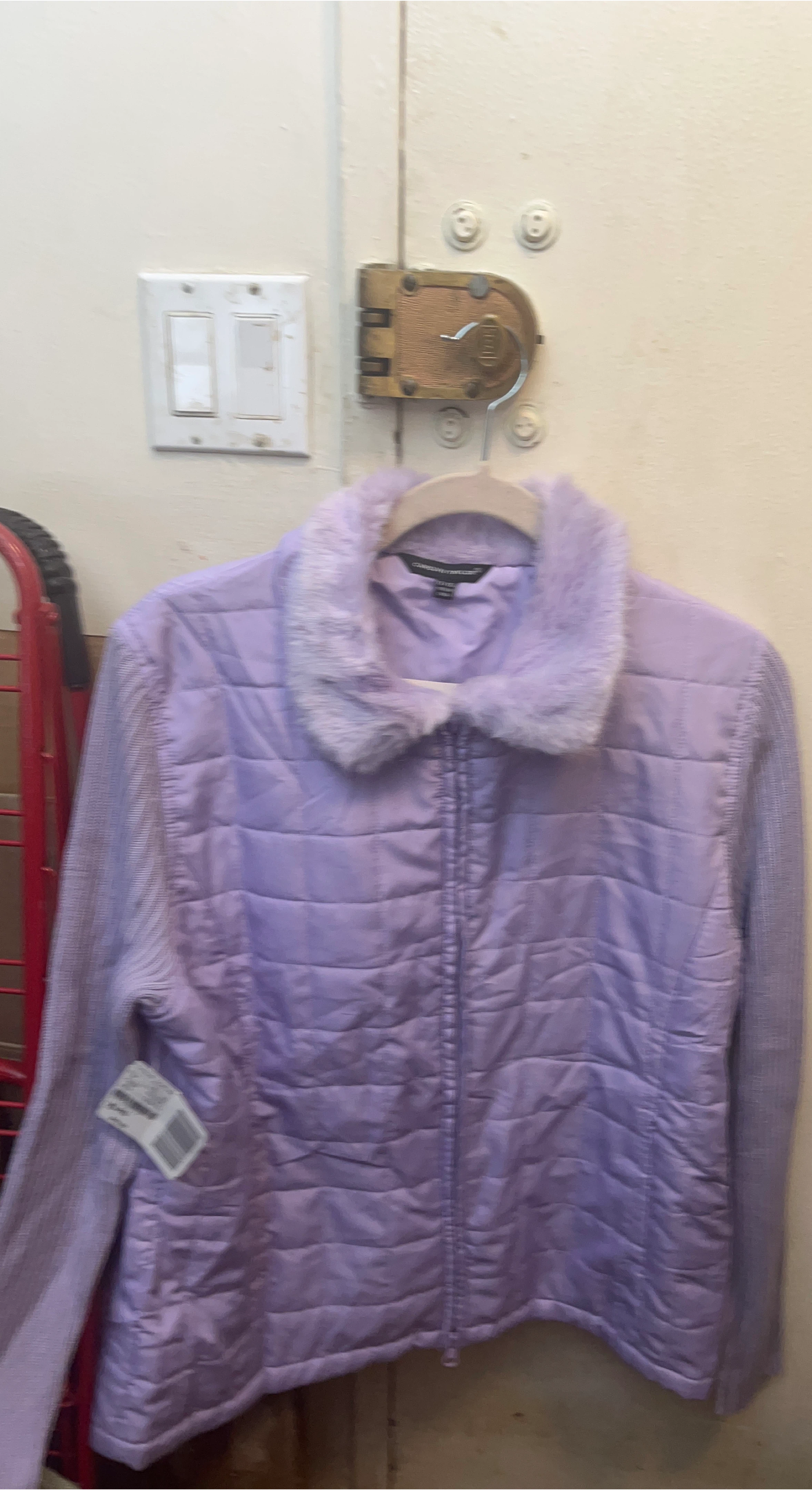 Coldwater Creek Purple Puffer Jacket
