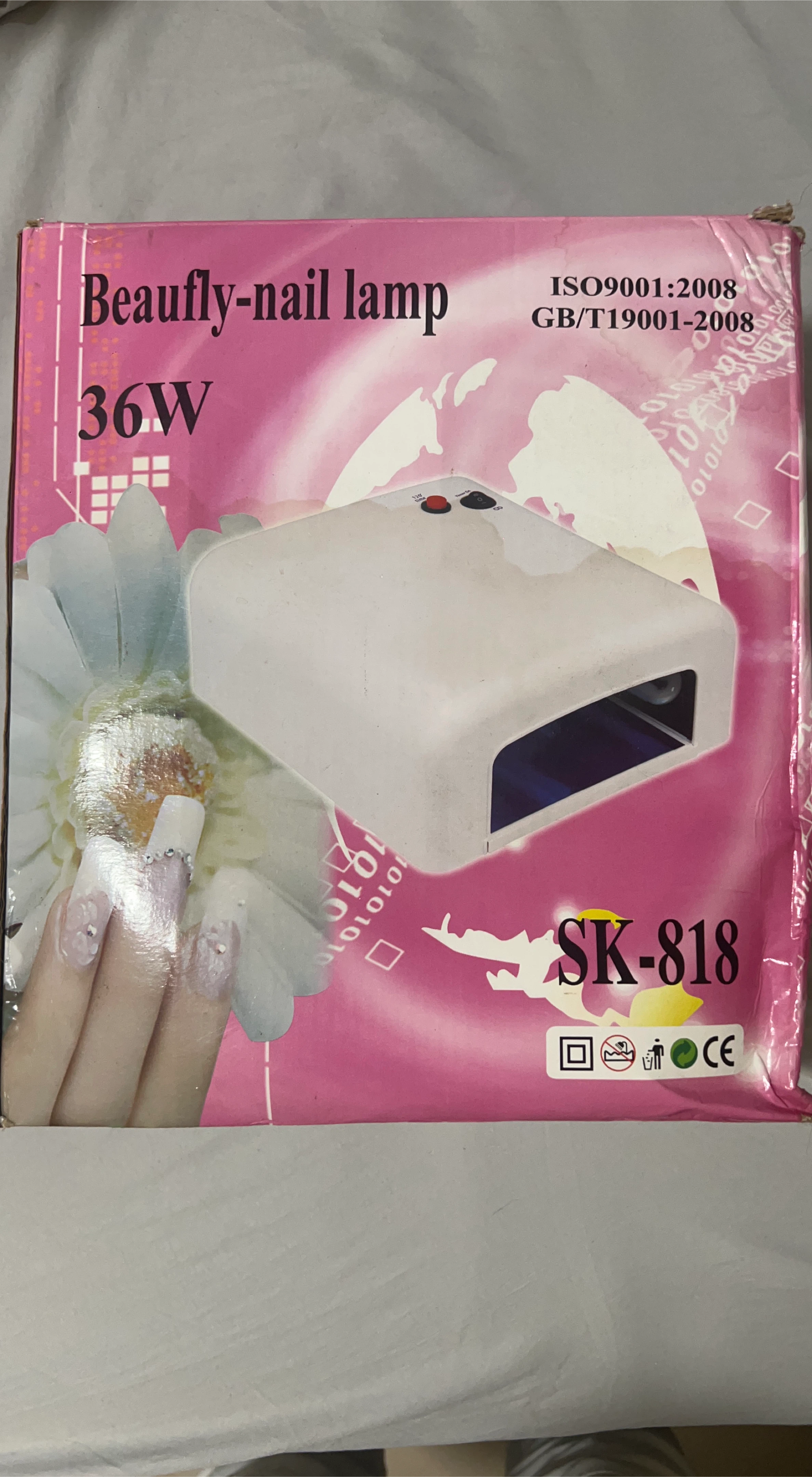Beaufly Nail Lamp 36W, Model SK-818