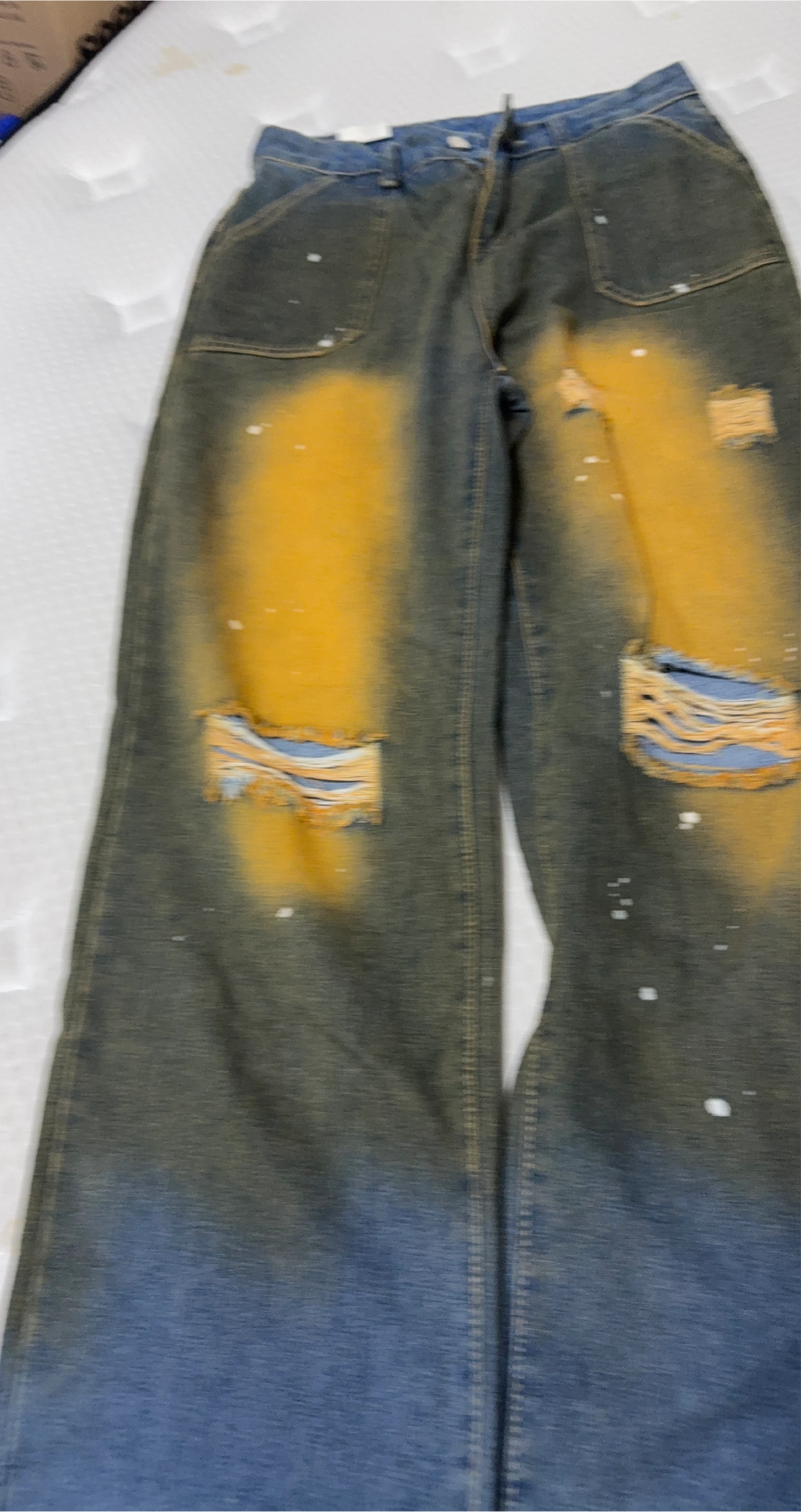 Queen Jeans Distressed Denim Pants - Size 30 thumbnail