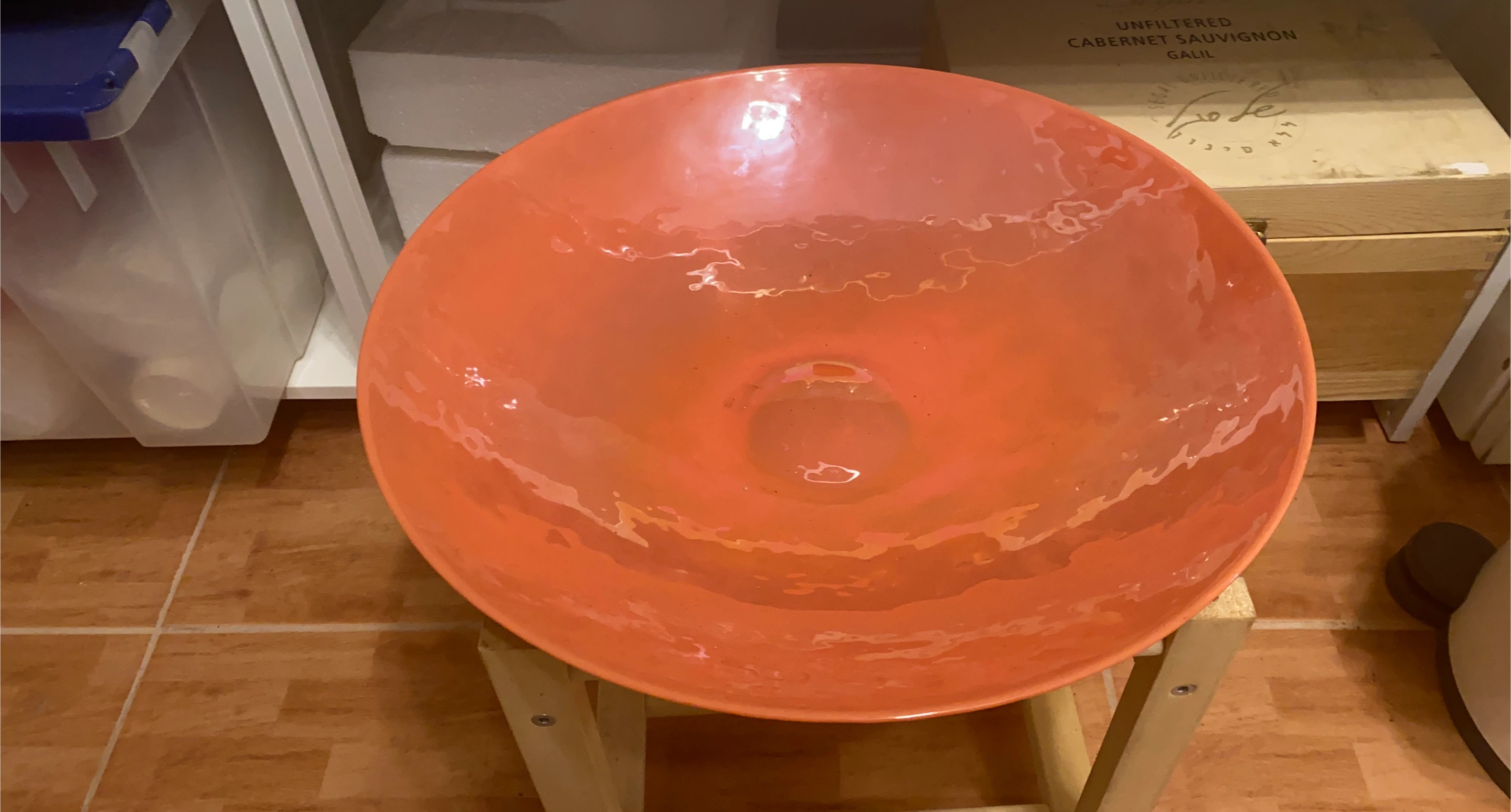 Orange Decorative Bowl thumbnail