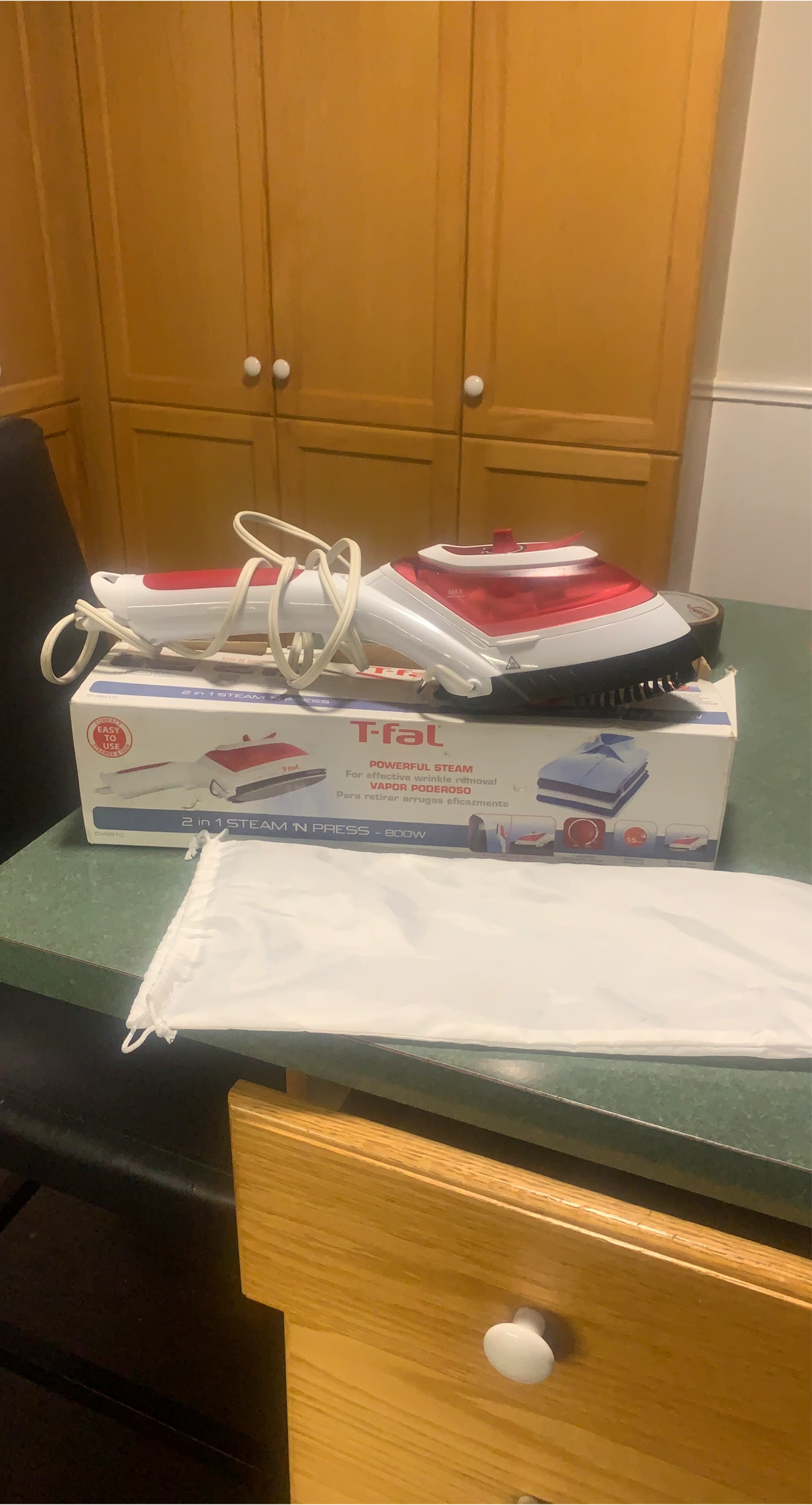 T-fal 2 in 1 Steam 'N Press Garment Steamer thumbnail