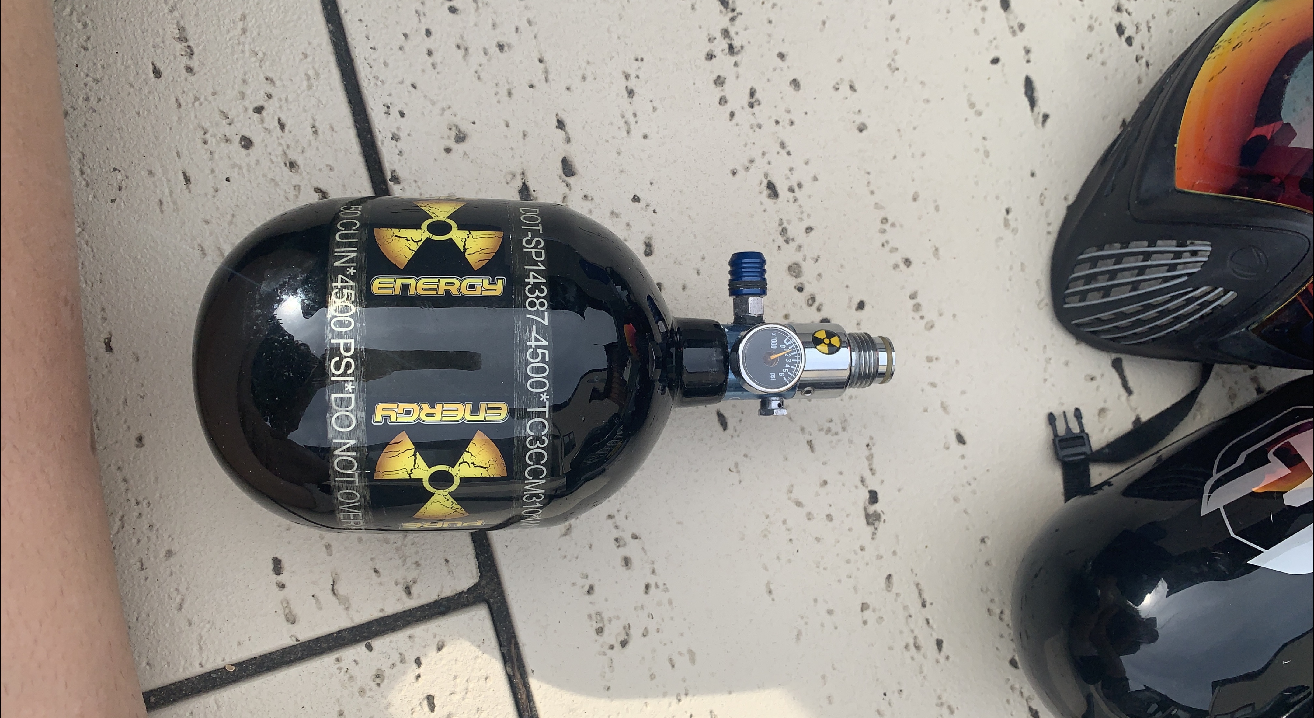 Energy 50 CU IN 4500 PSI Paintball Tank