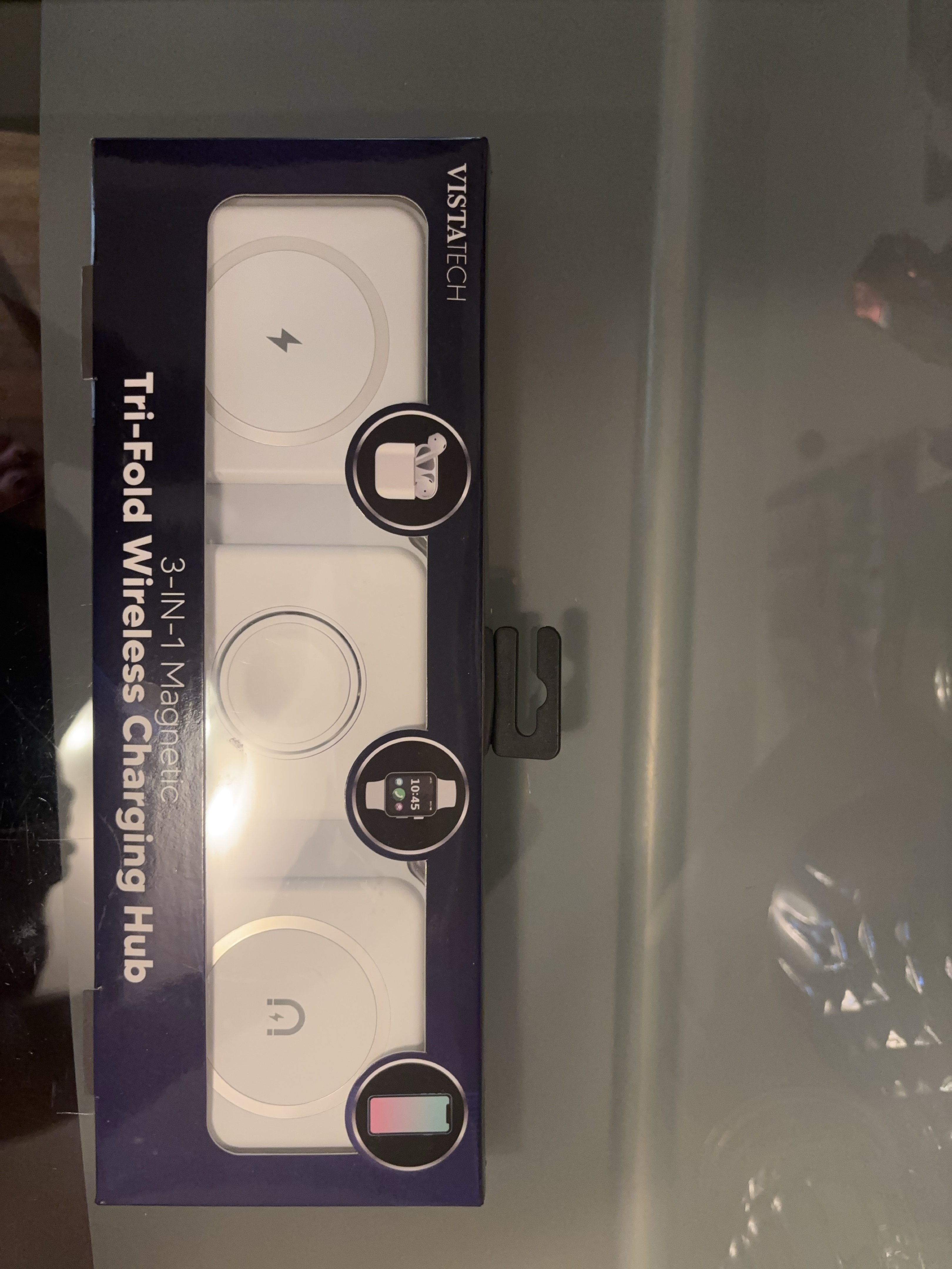 Vistatech Tri-Fold Wireless Charging Hub - NEW thumbnail