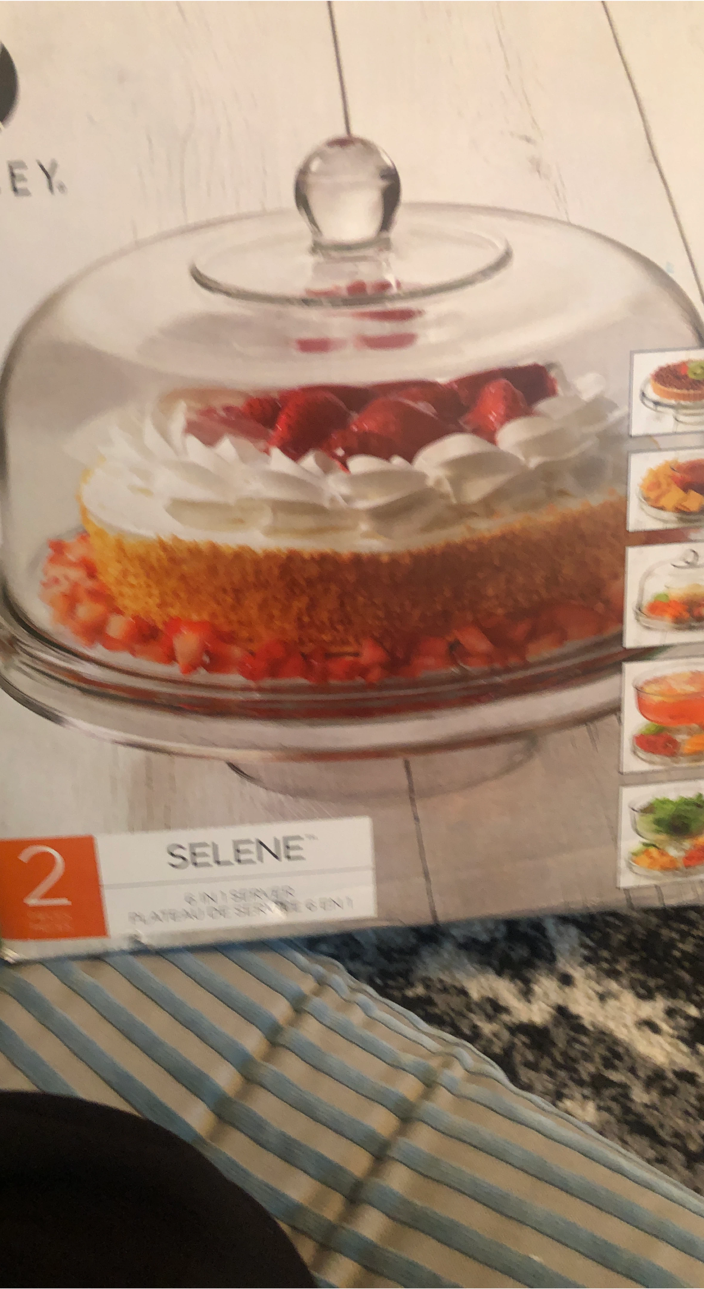Selene 6-in-1 Server Platter with Dome
