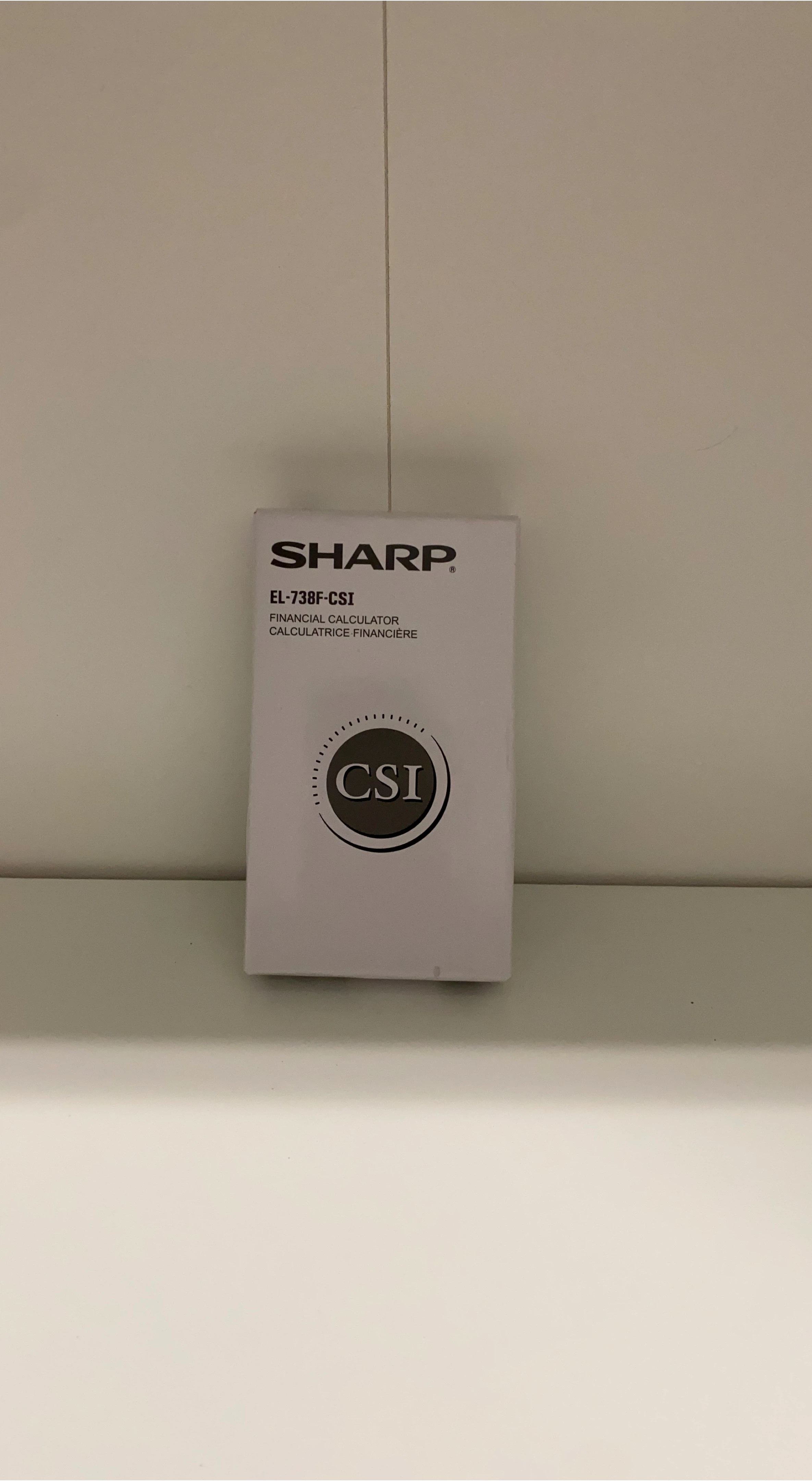 Sharp EL-738F-CSI Financial Calculator thumbnail