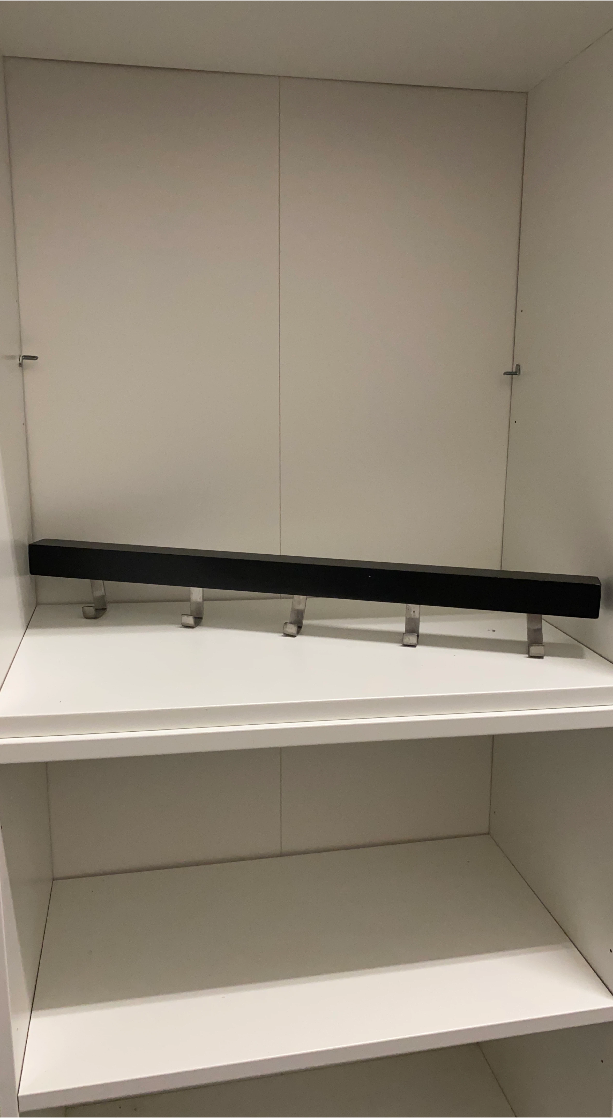 Black Wall Mounted Coat Rack thumbnail