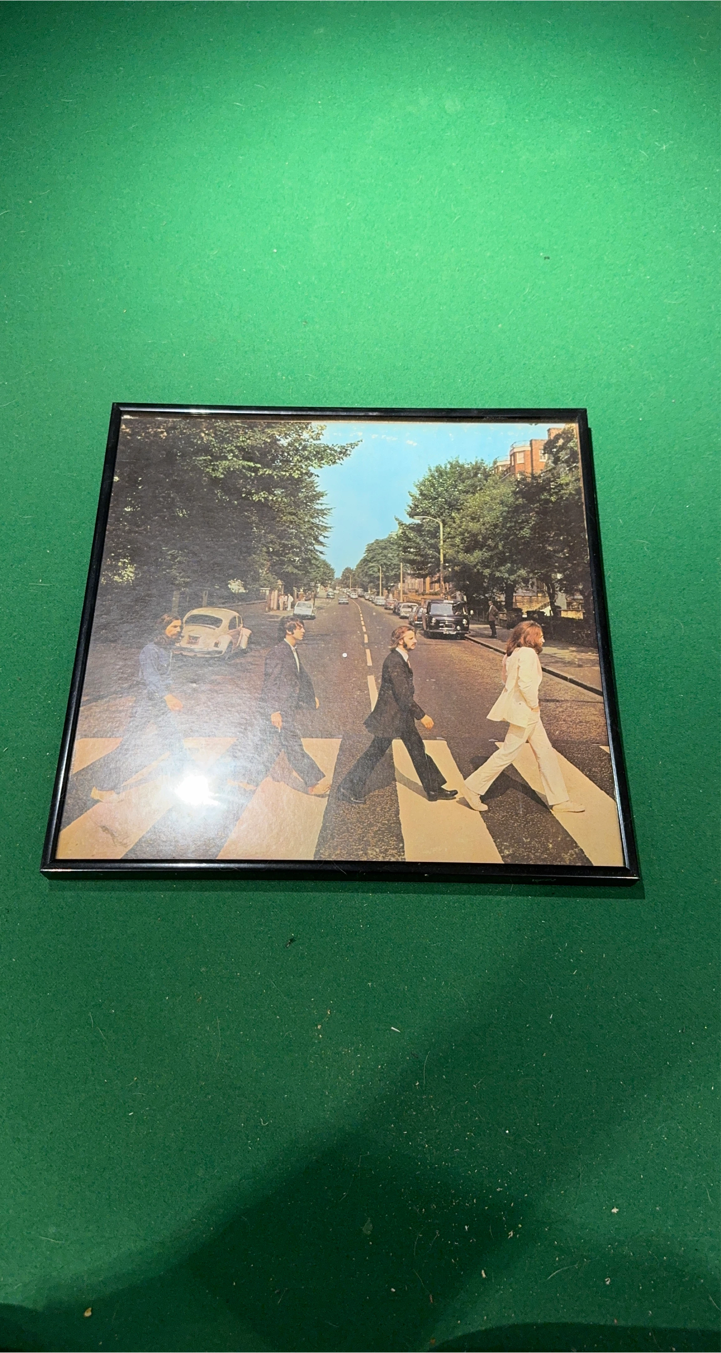 The Beatles Abbey Road Framed Album Cover Art thumbnail