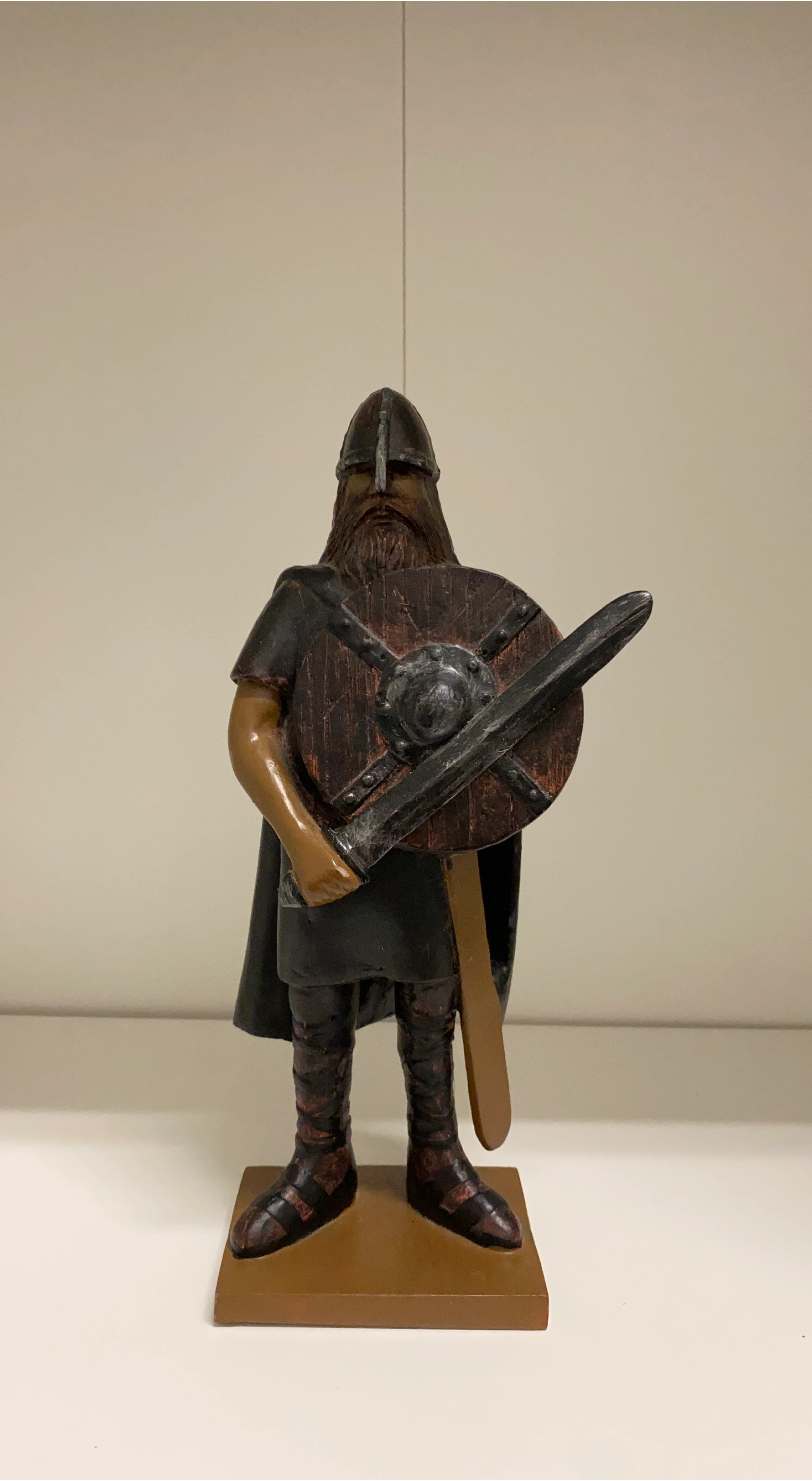 Viking Figurine with Shield and Sword thumbnail