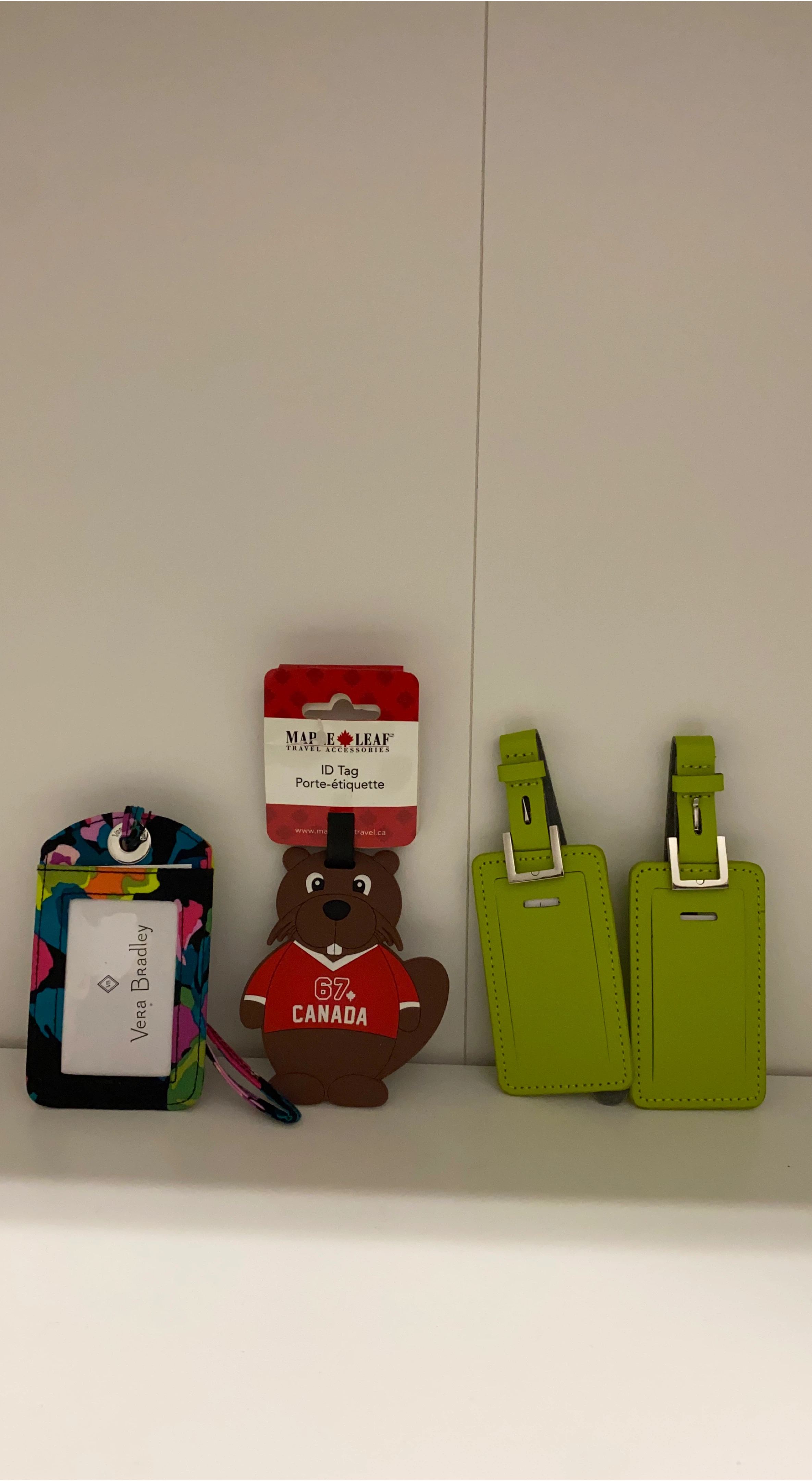 Vera Bradley & Maple Leaf Luggage Tags thumbnail