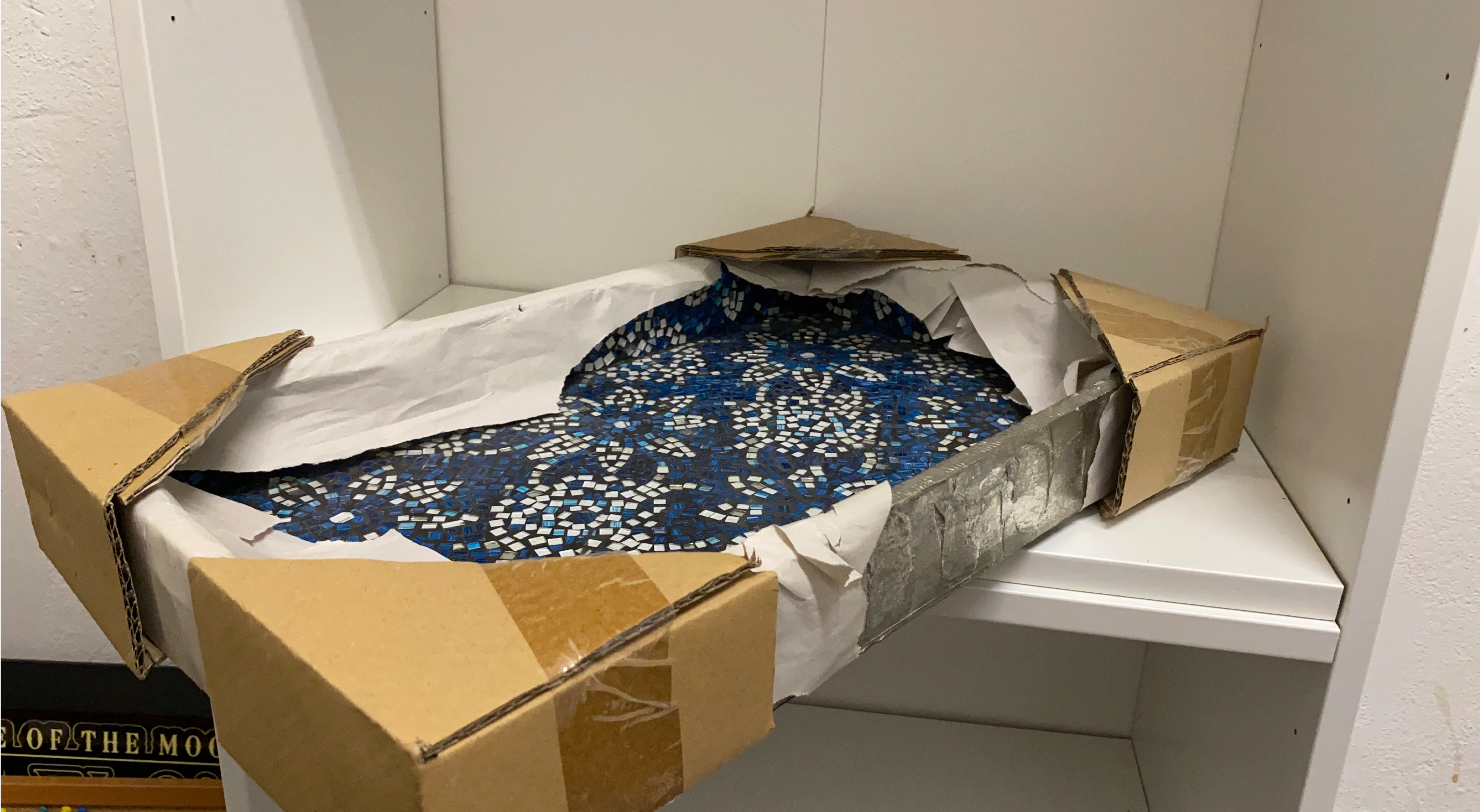 Blue Mosaic Tile Serving tray thumbnail