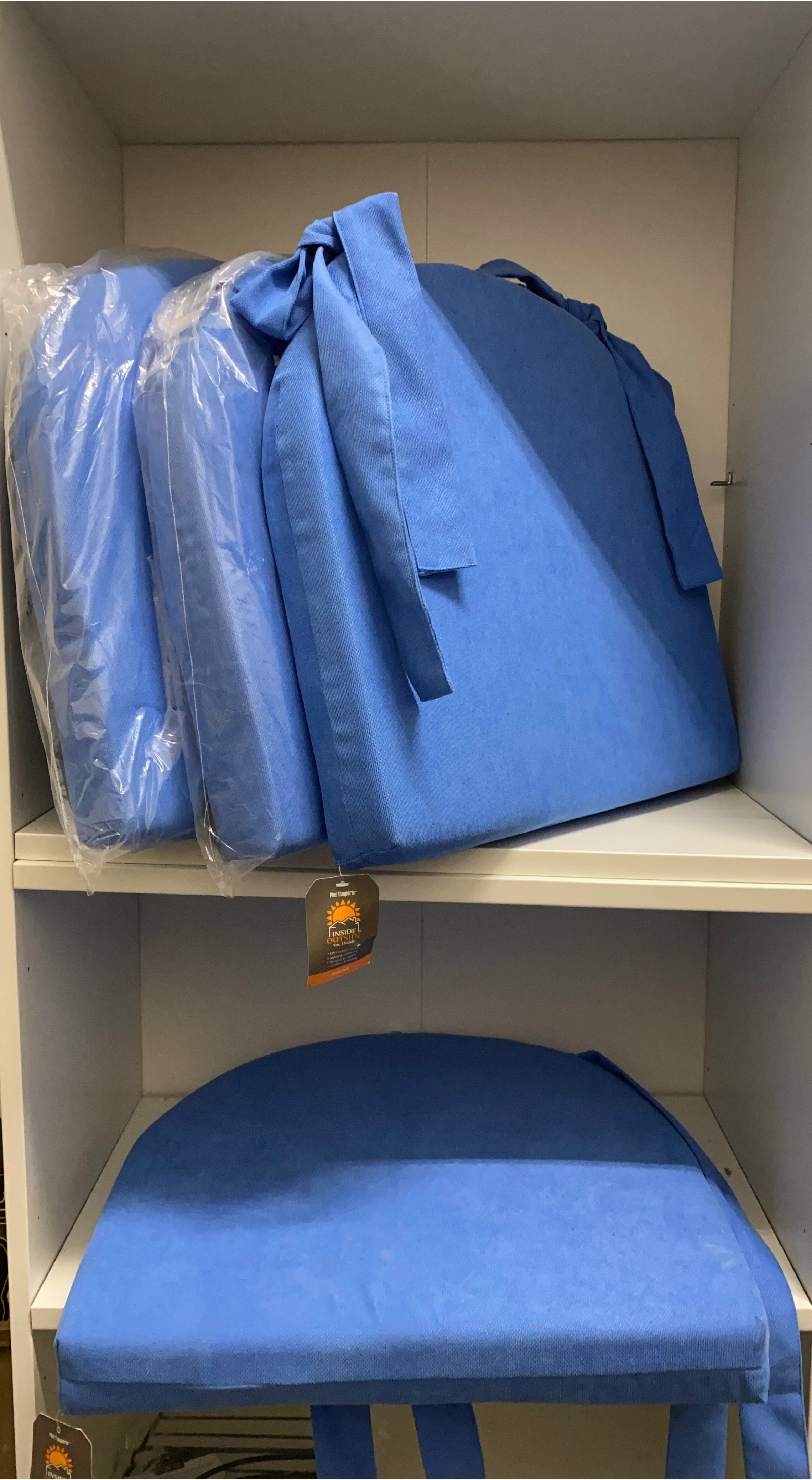 Pier 1 Imports Blue Chair Cushions (New) thumbnail