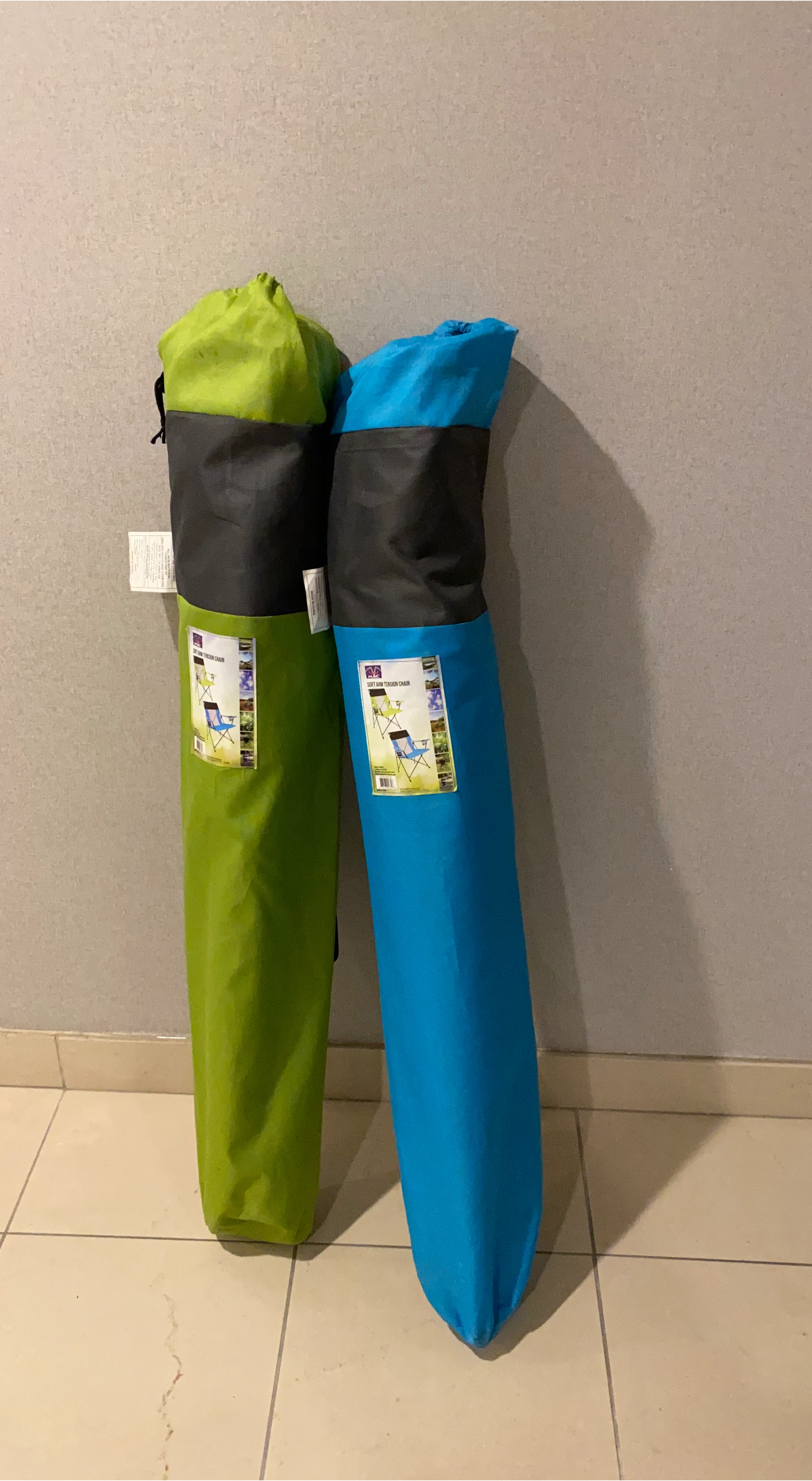 2x MCG Soft Arm Tension Chair - Green & Blue thumbnail
