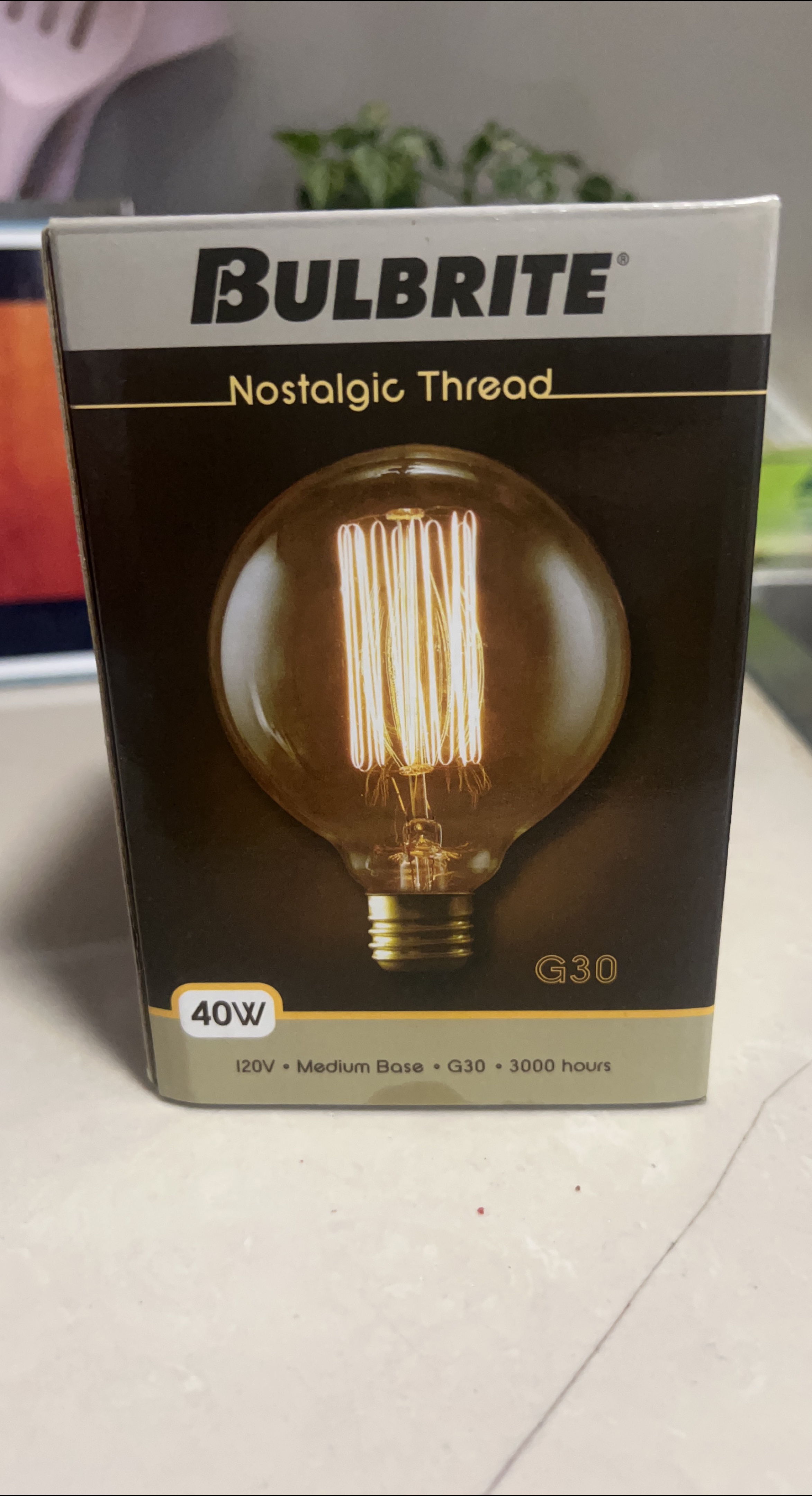 Bulbrite Nostalgic Thread G30 40W Bulb thumbnail