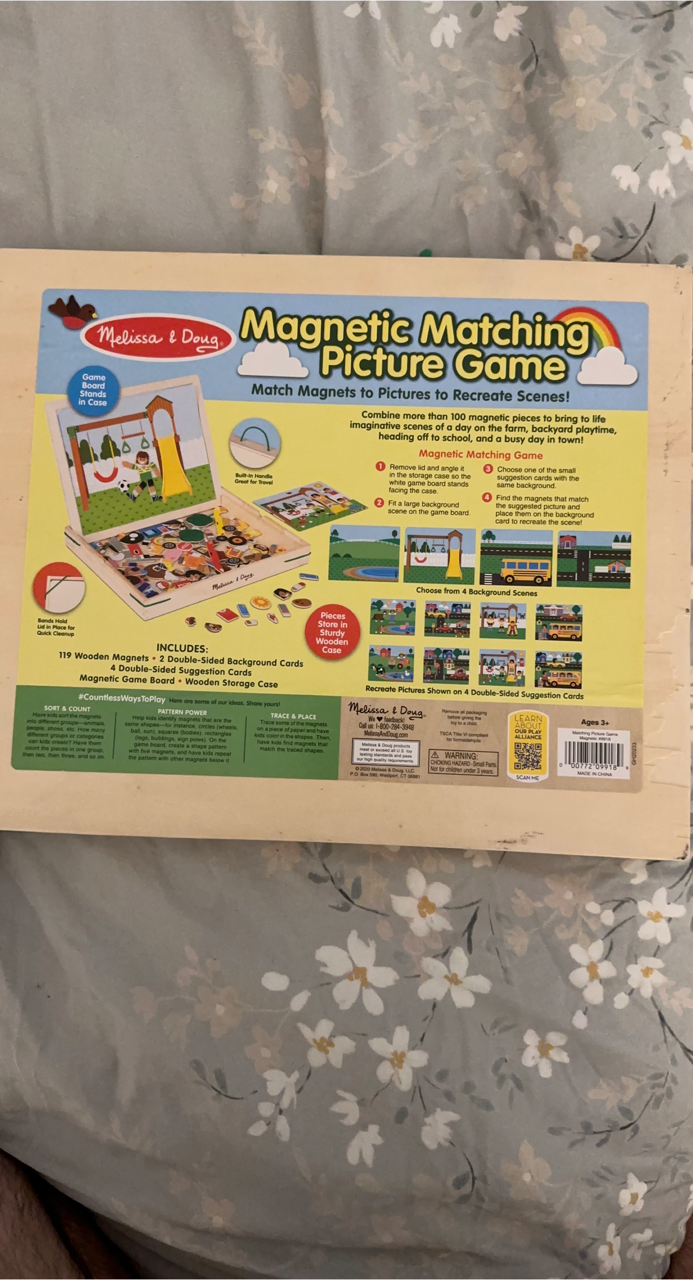 Melissa & Doug Magnetic Matching Picture Game