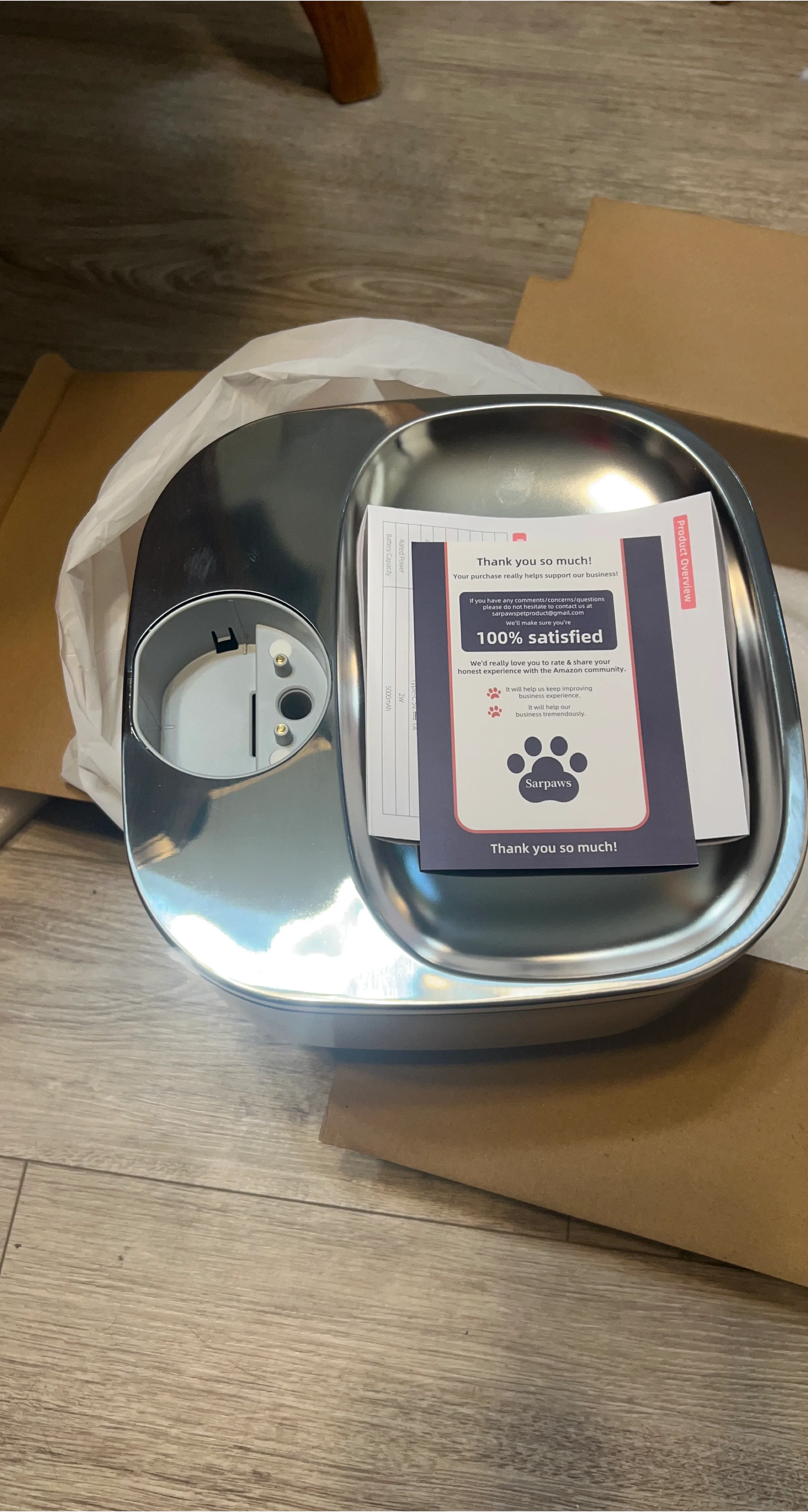 Sarpaws Pet Water Fountain - New in Box!