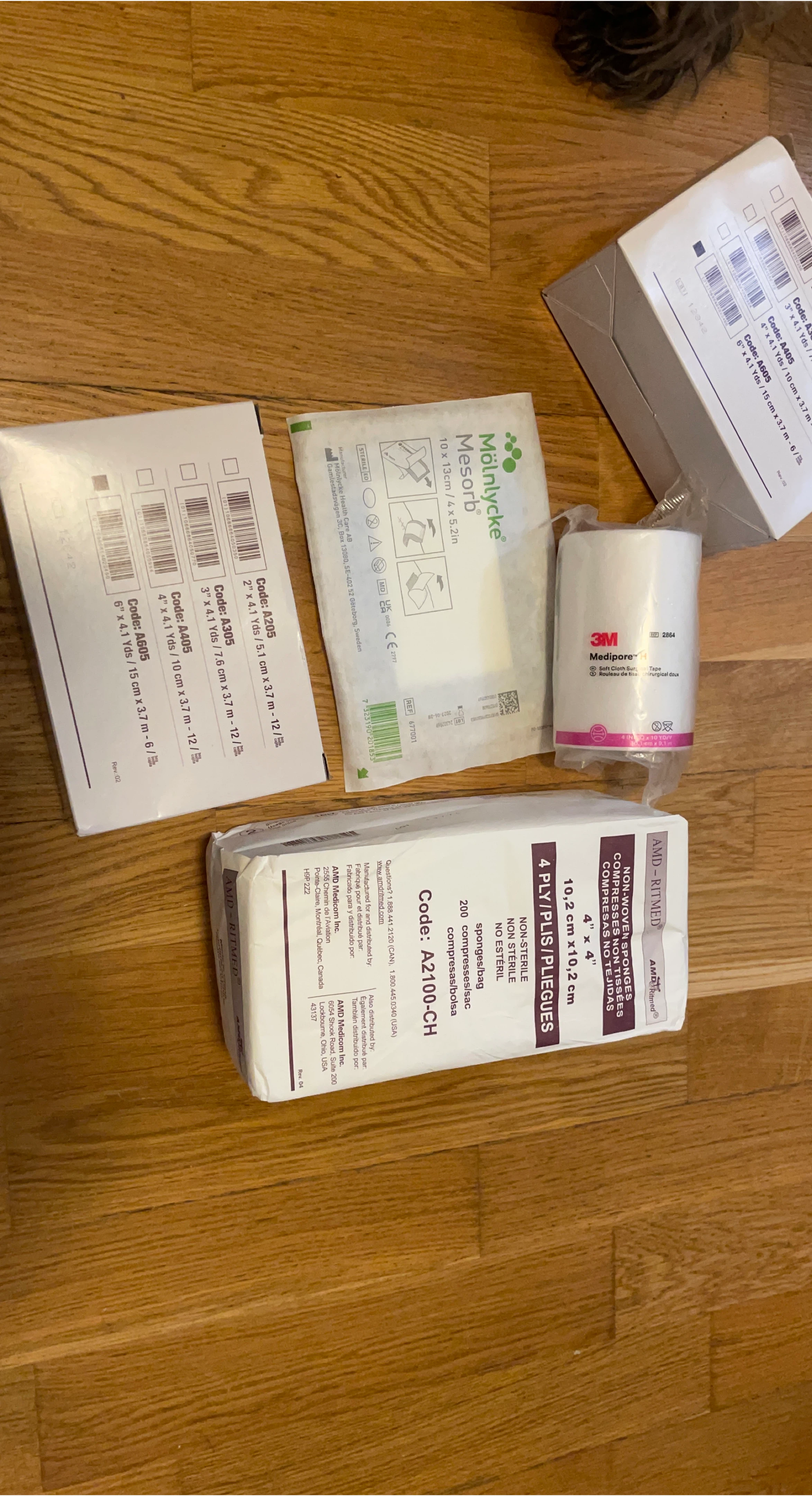 Medical wound care Gauze Pads & Surgical Tape thumbnail