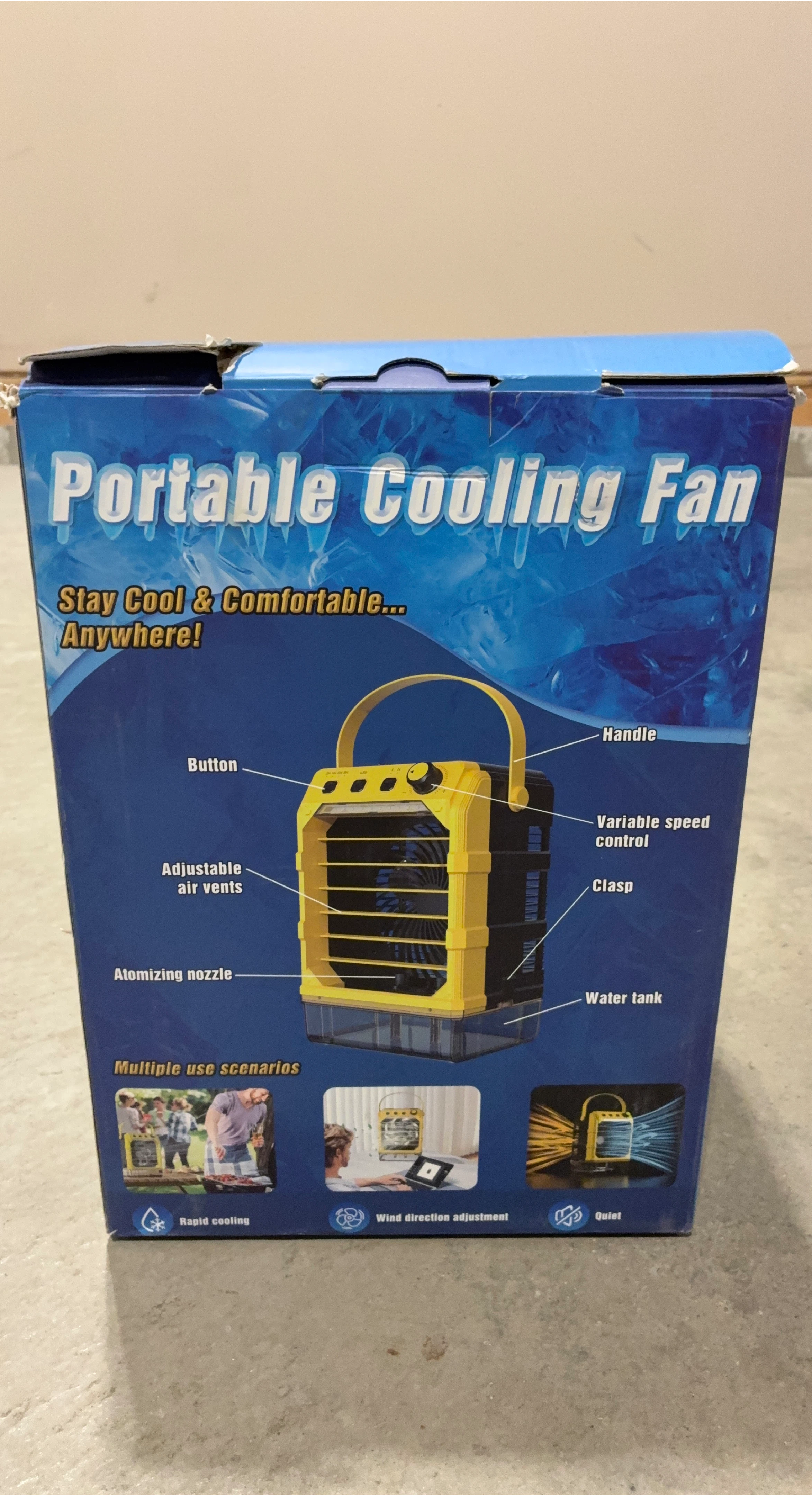 Portable Cooling Fan - Stay Cool Anywhere!