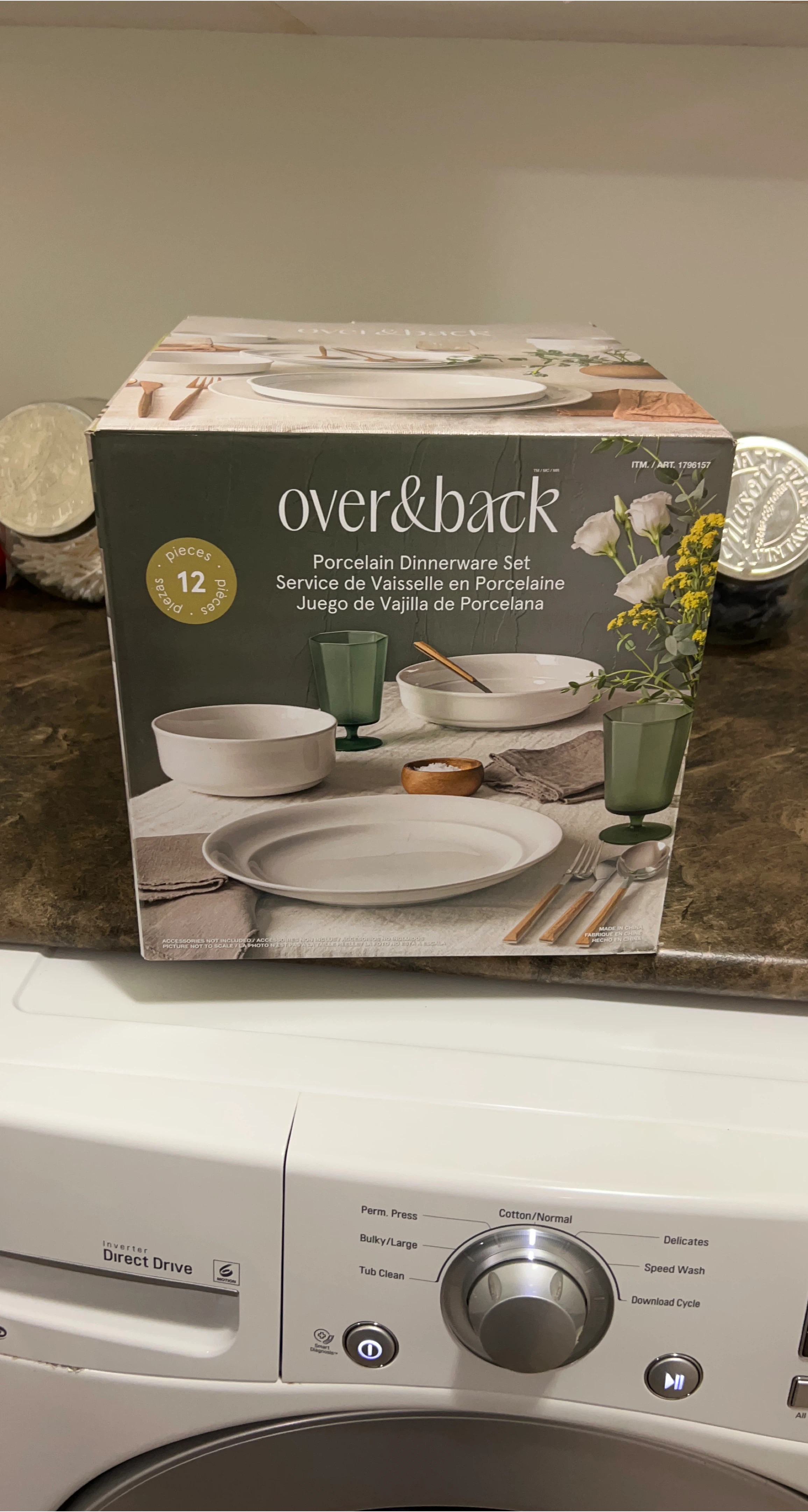 Over&Back 12-Piece Porcelain Dinnerware Set thumbnail