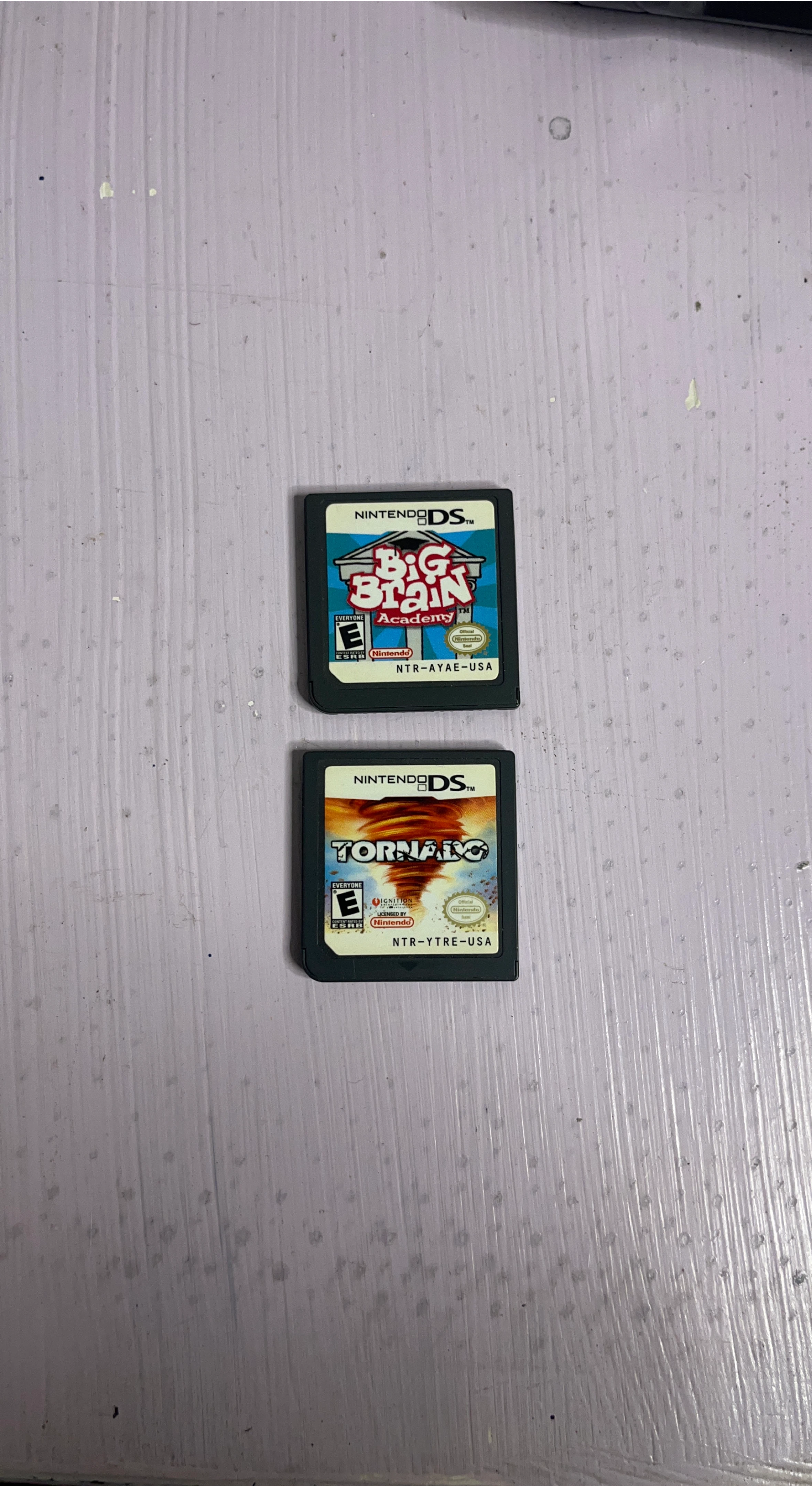 Nintendo DS Games: Big Brain Academy & Tornado thumbnail