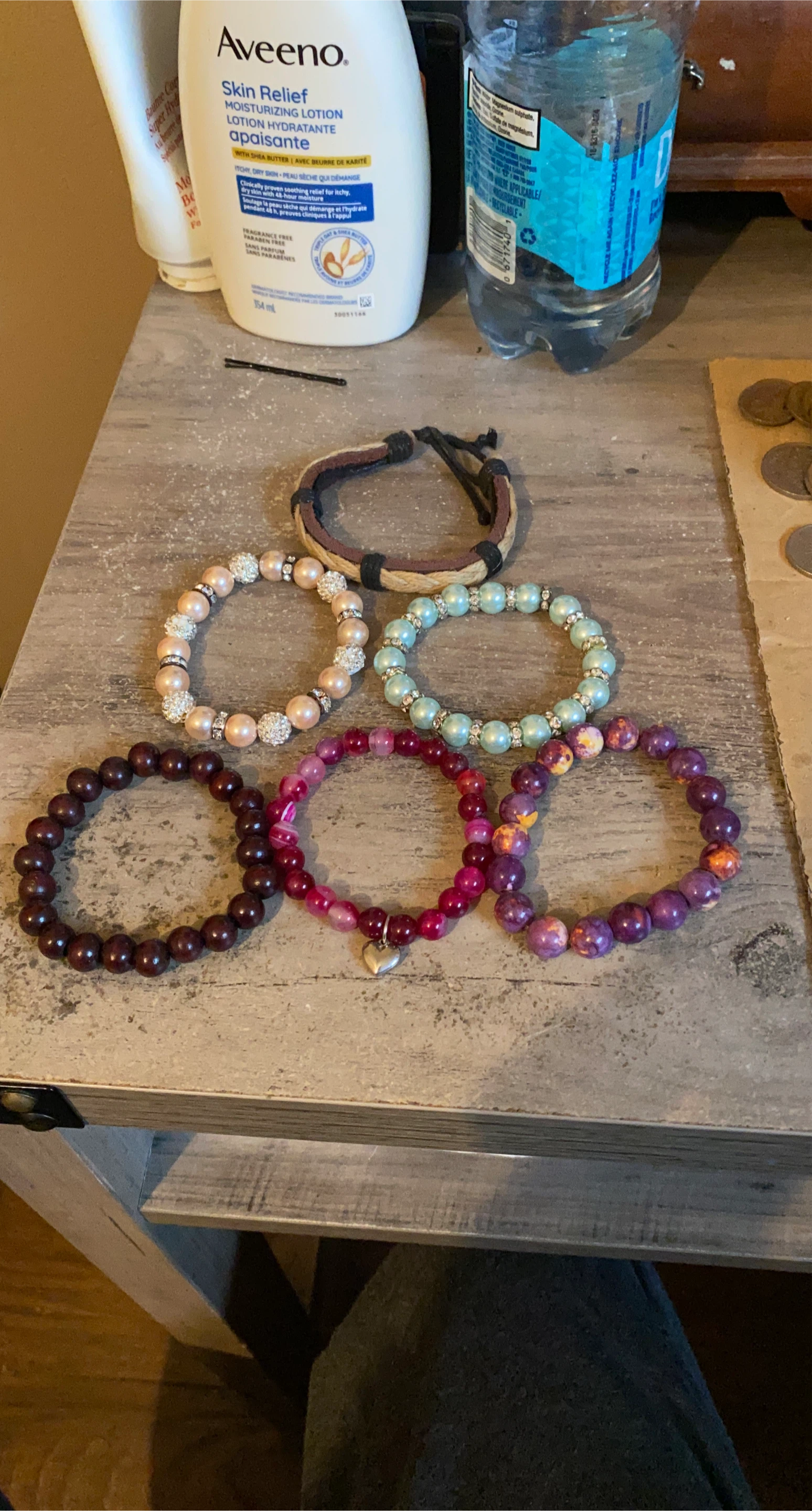 Assorted Beaded Bracelets - Handmade