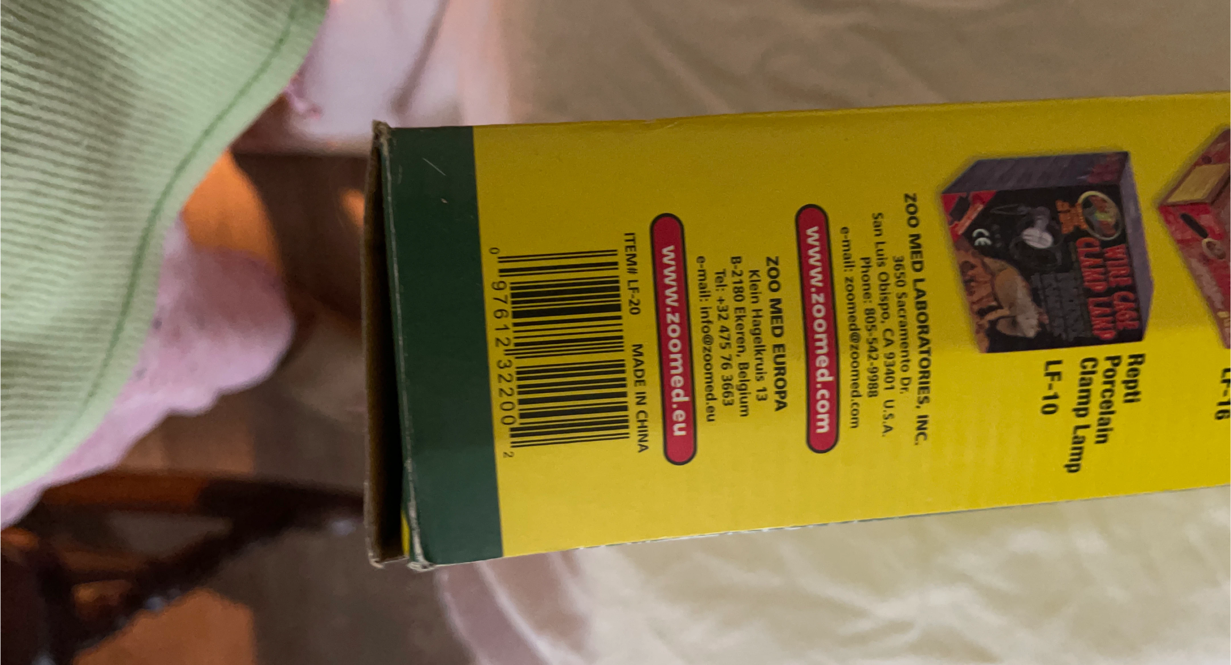 Zoo Med Repti Porcelain Clamp Lamp LF-10