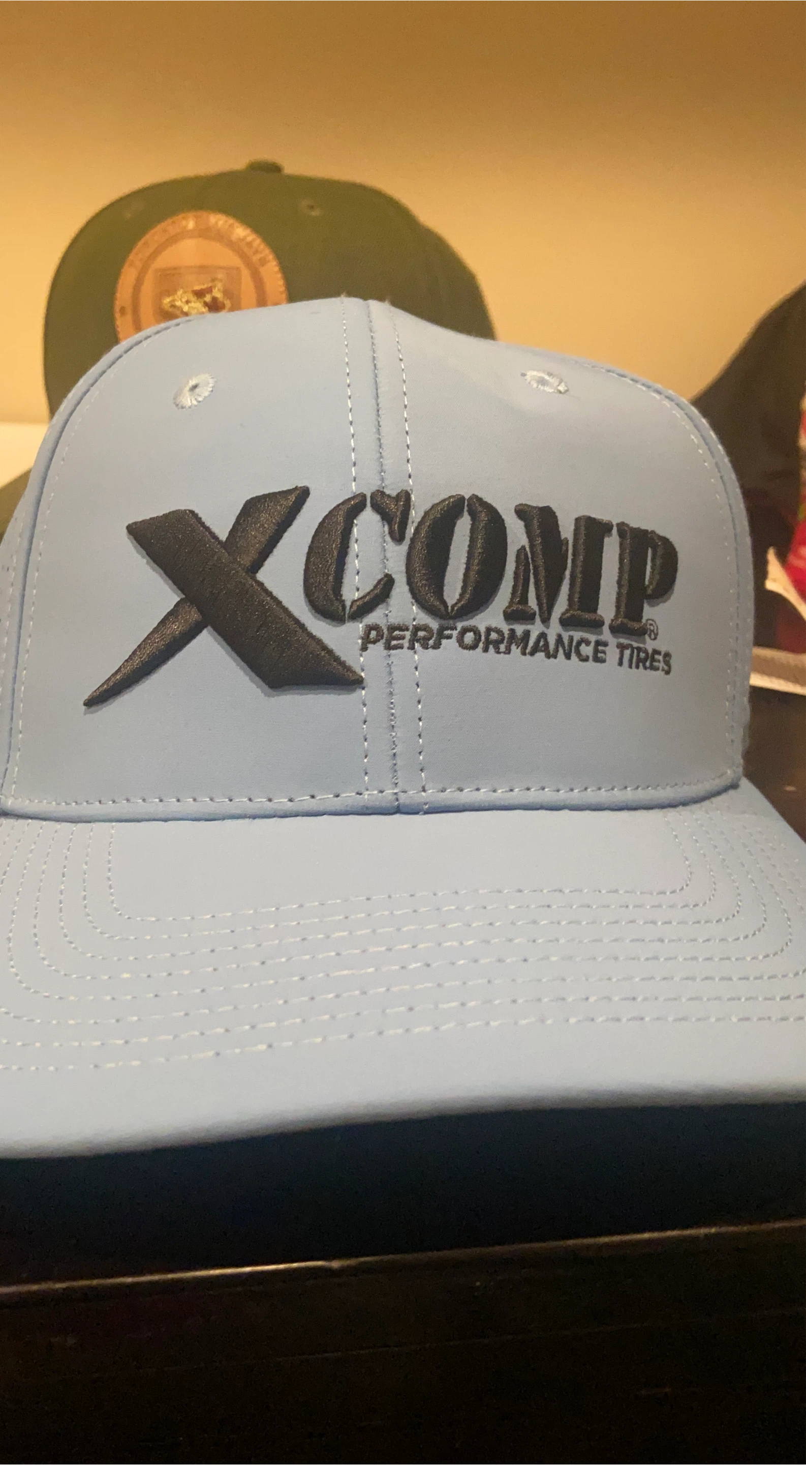X Comp Performance Tires Light Blue Hat thumbnail
