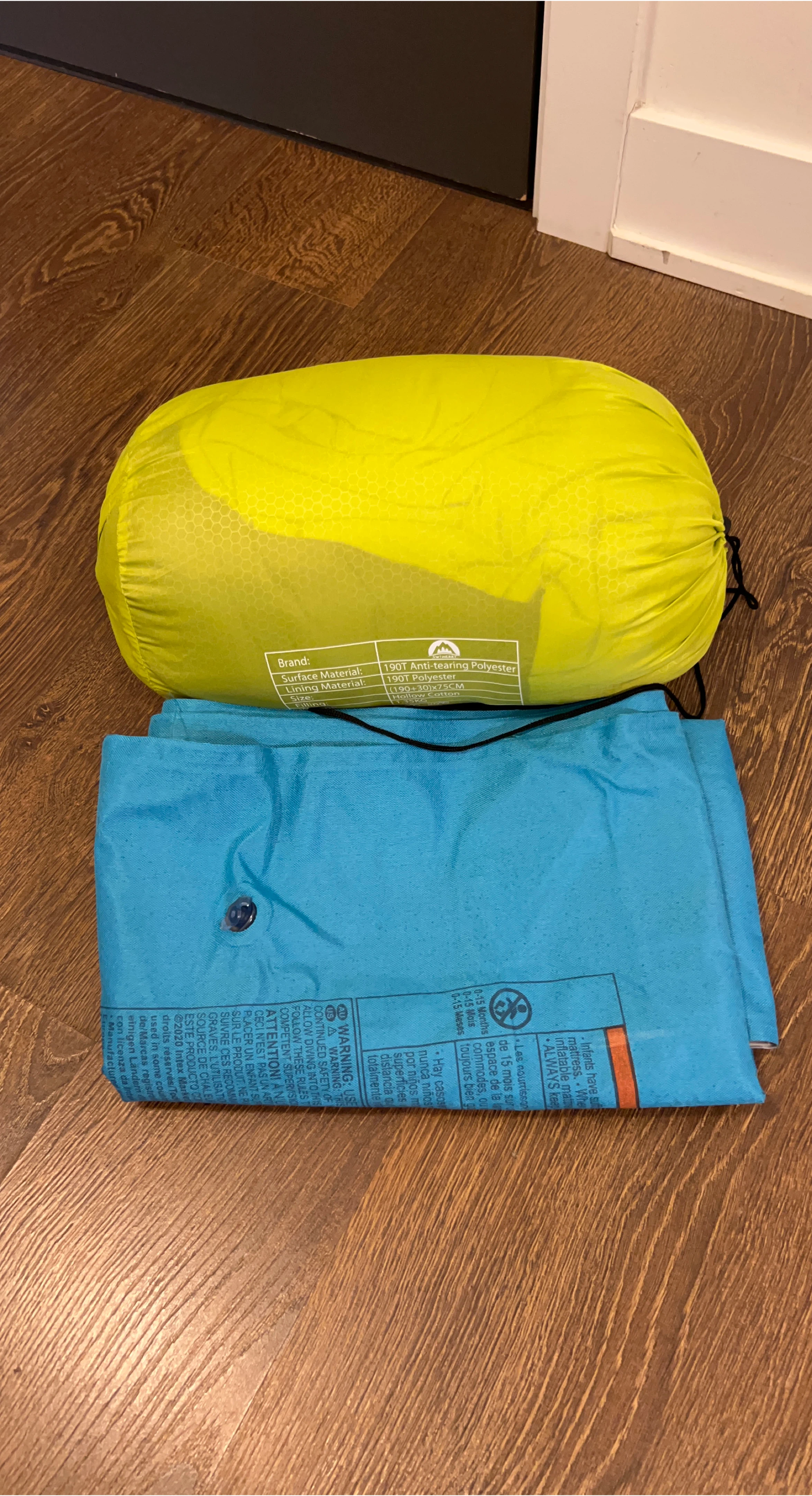 Sleeping Bag with Air Mattress thumbnail