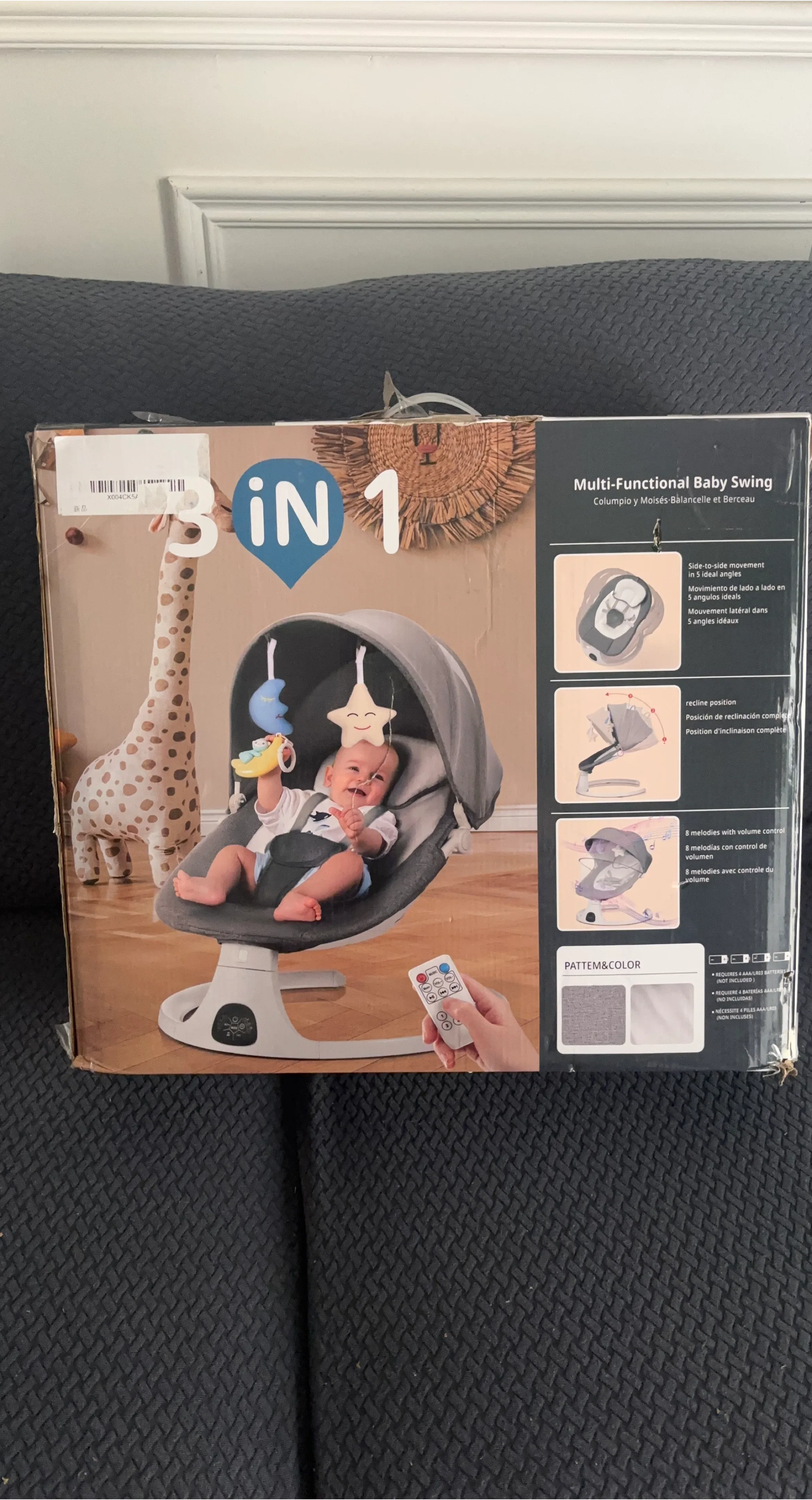 3 in 1 Multi-Functional Baby Swing