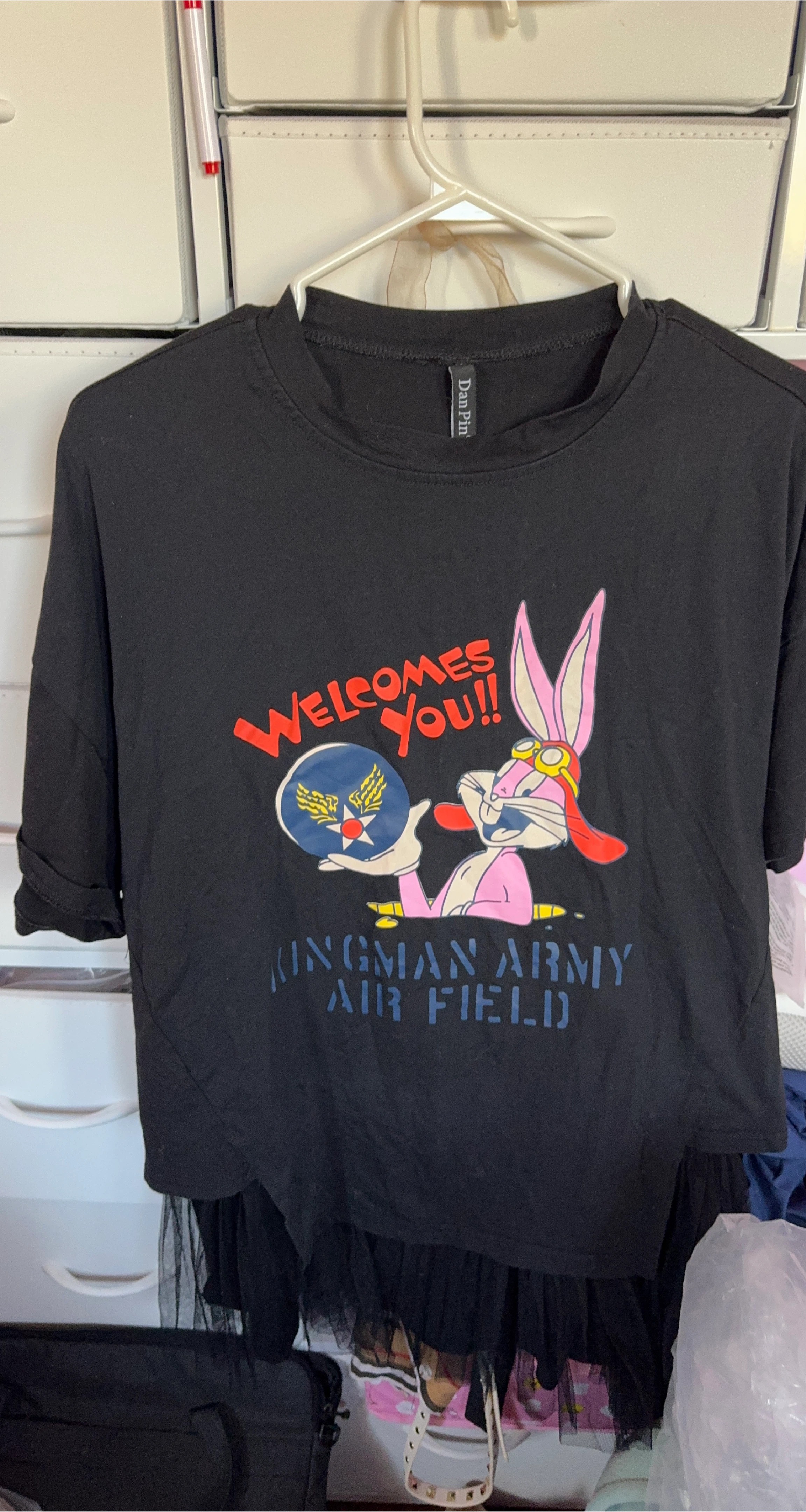 Dan Pin Black Bugs Bunny T-Shirt thumbnail