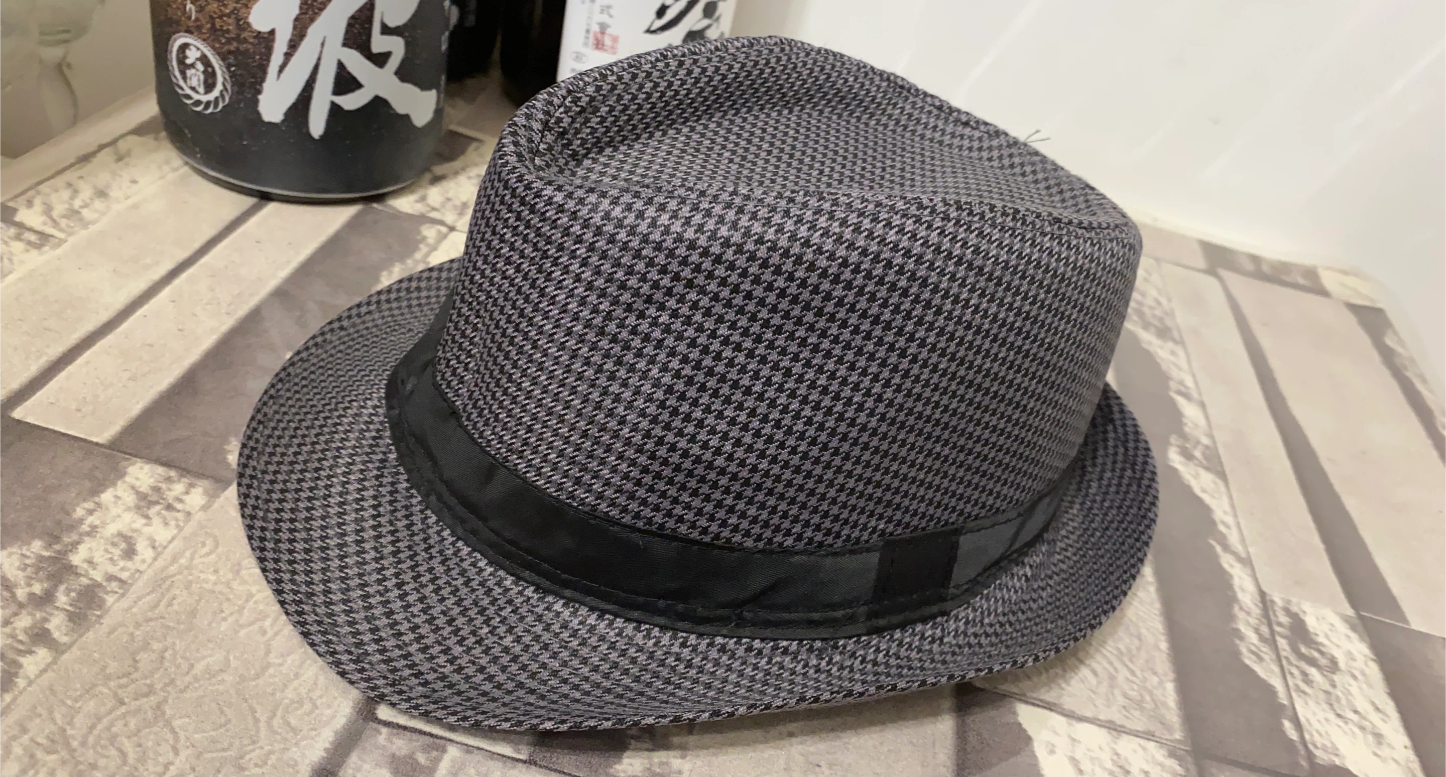 Houndstooth Fedora Hat thumbnail