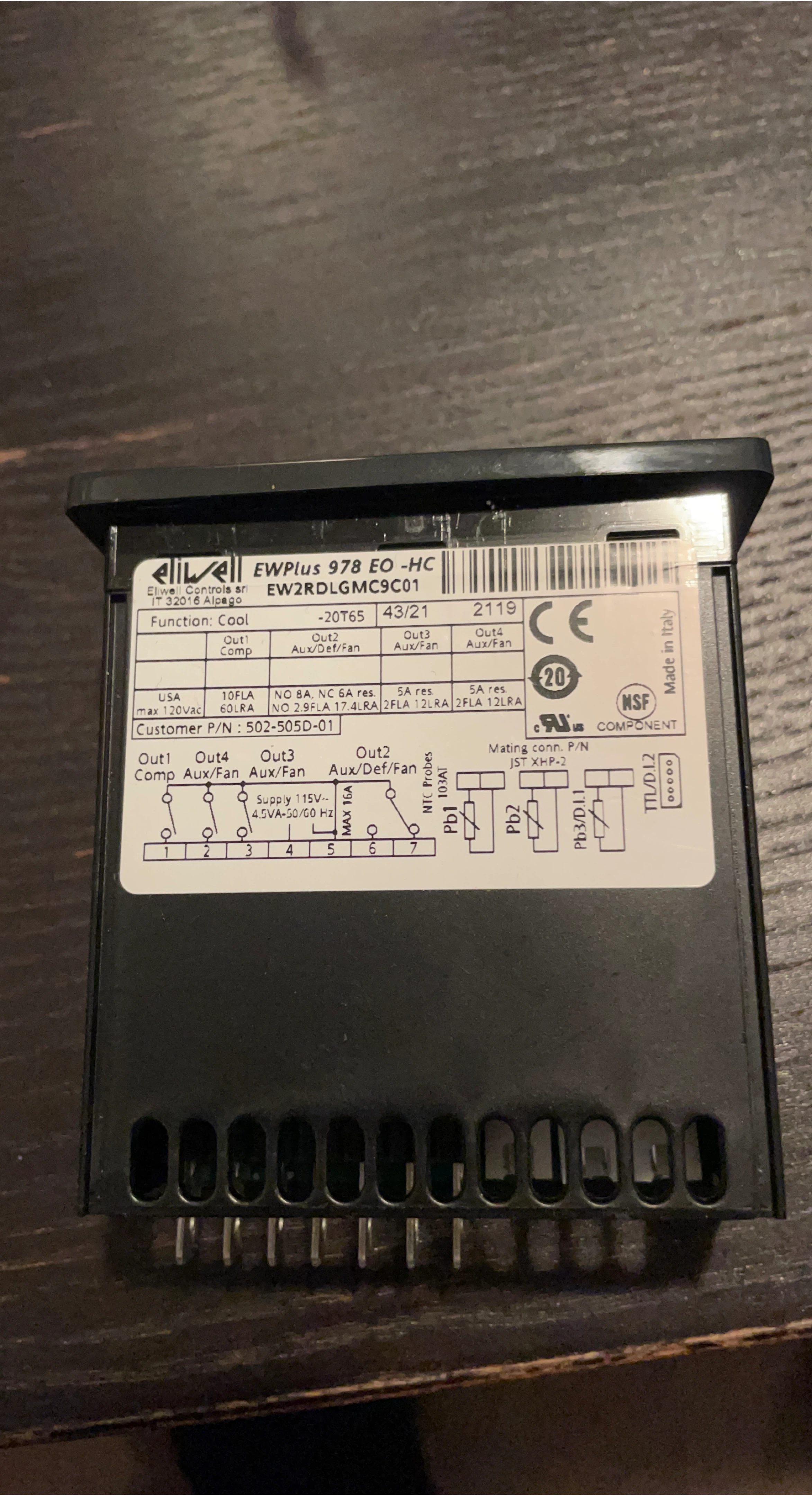 Eliwell EWPlus 978 EO-HC Controller thumbnail