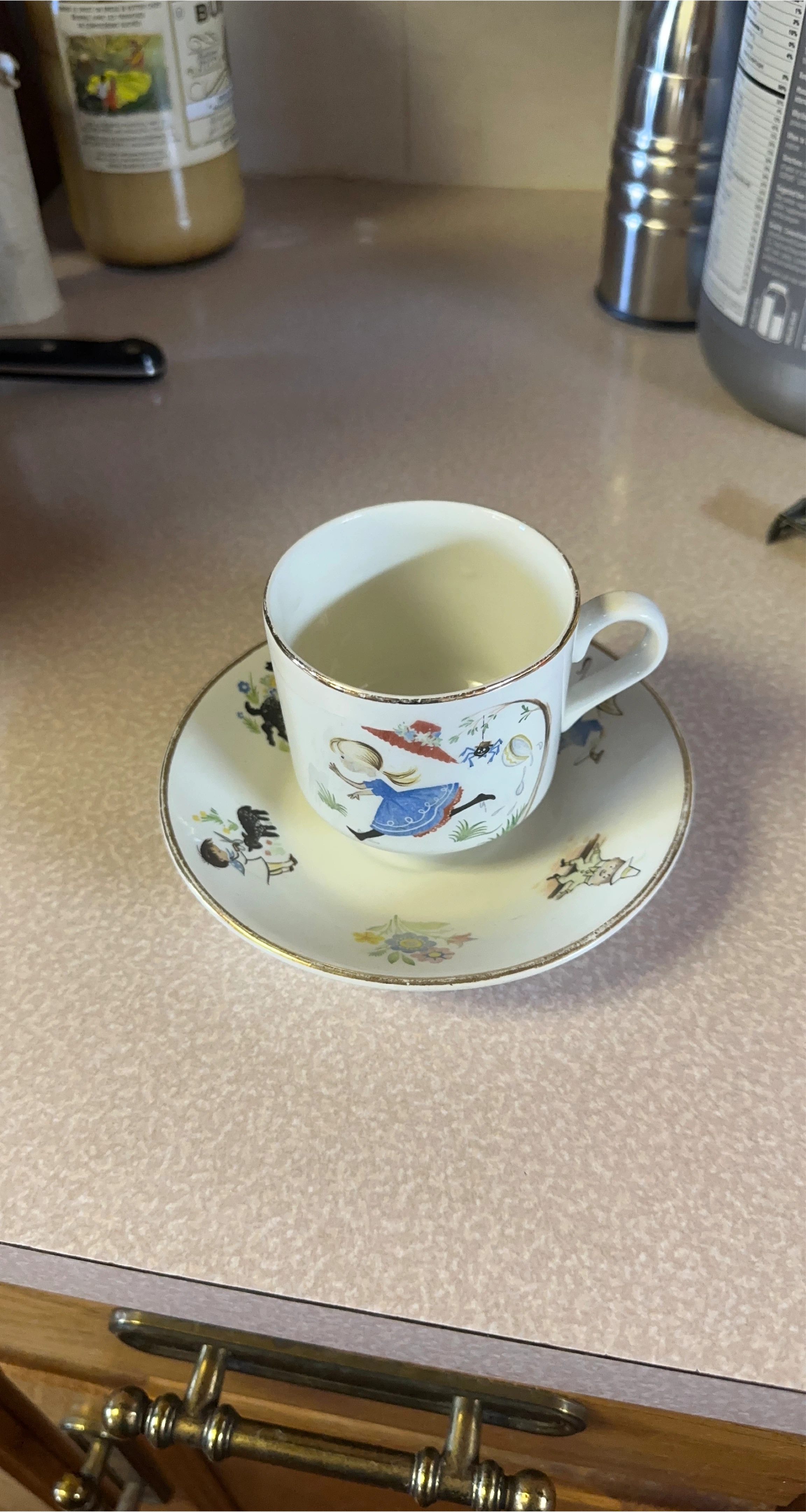 Arklow Republic of Ireland Storybook Teacup & Saucer