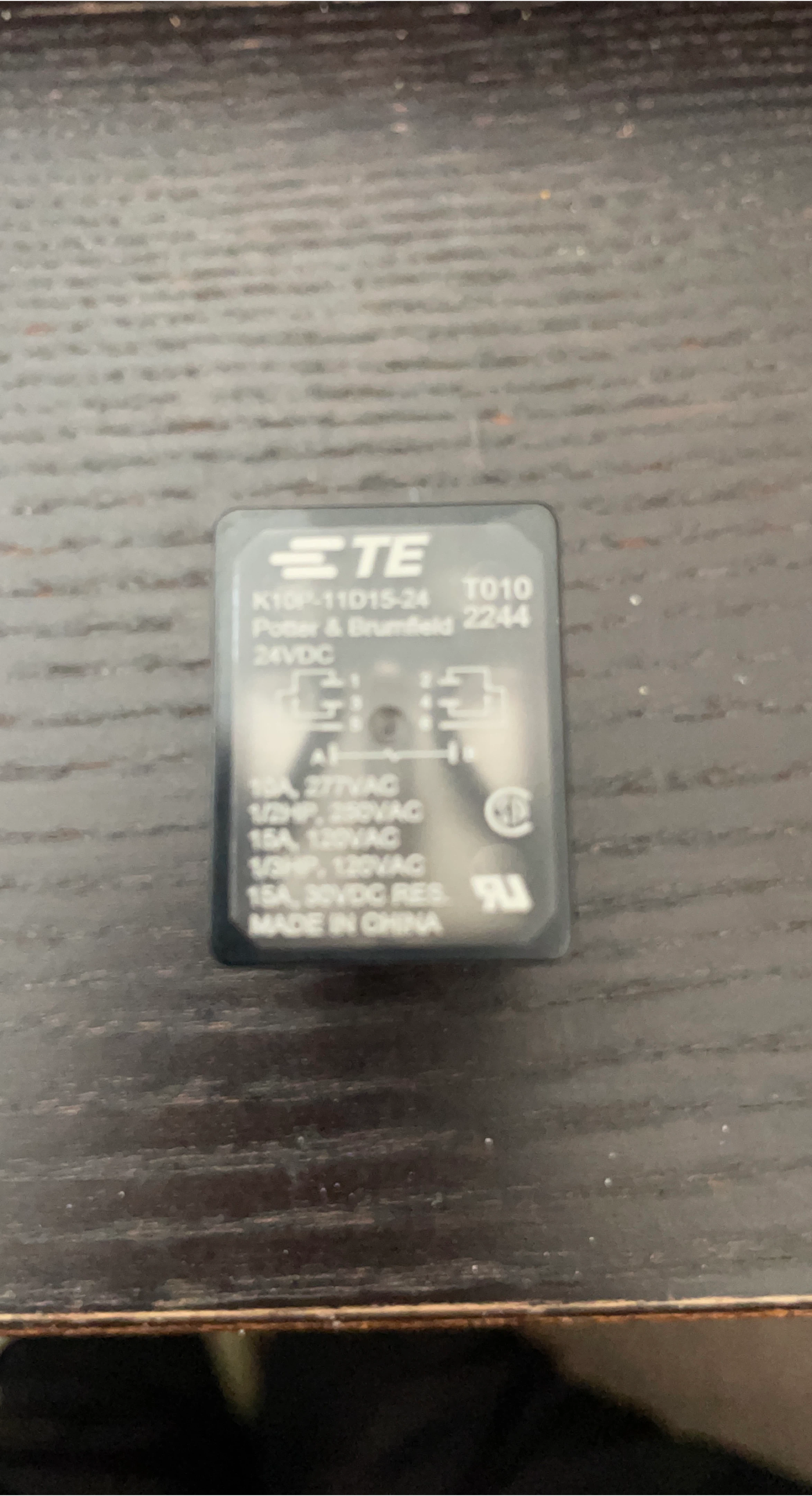 TE Connectivity K10P-11D15-24 Relay thumbnail