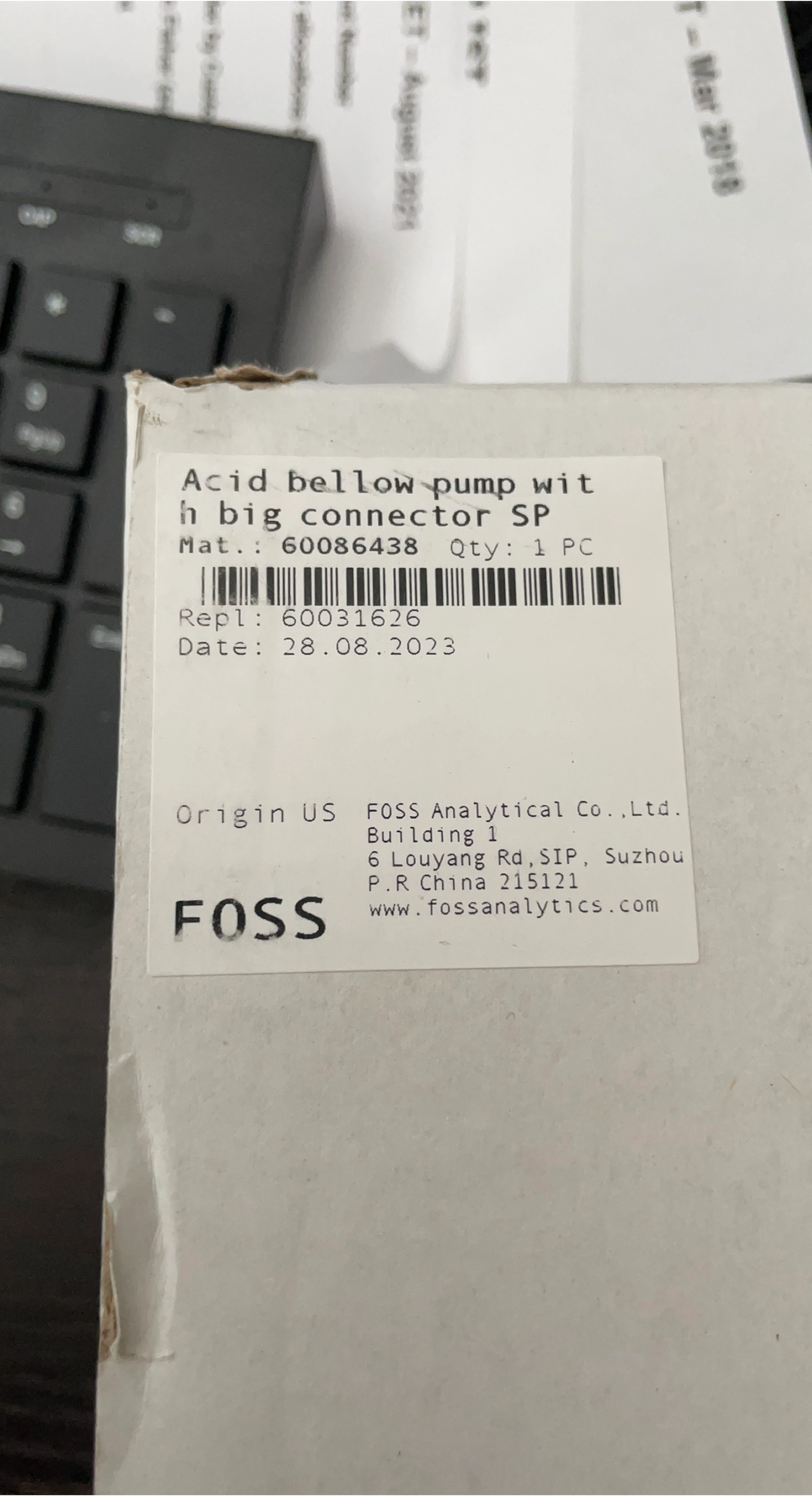 FOSS Acid Bellow Pump thumbnail