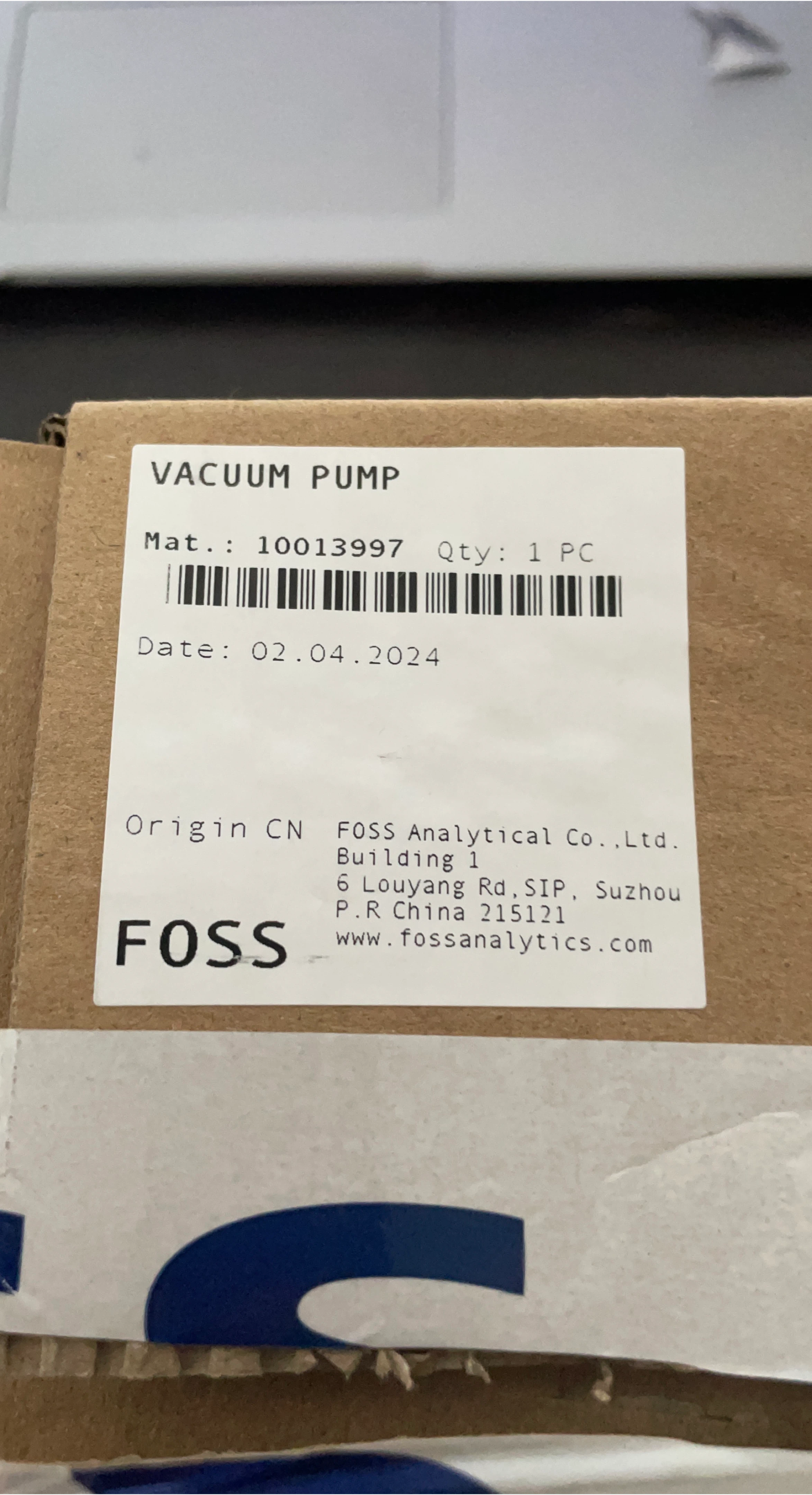 FOSS Vacuum Pump - New in Packaging thumbnail