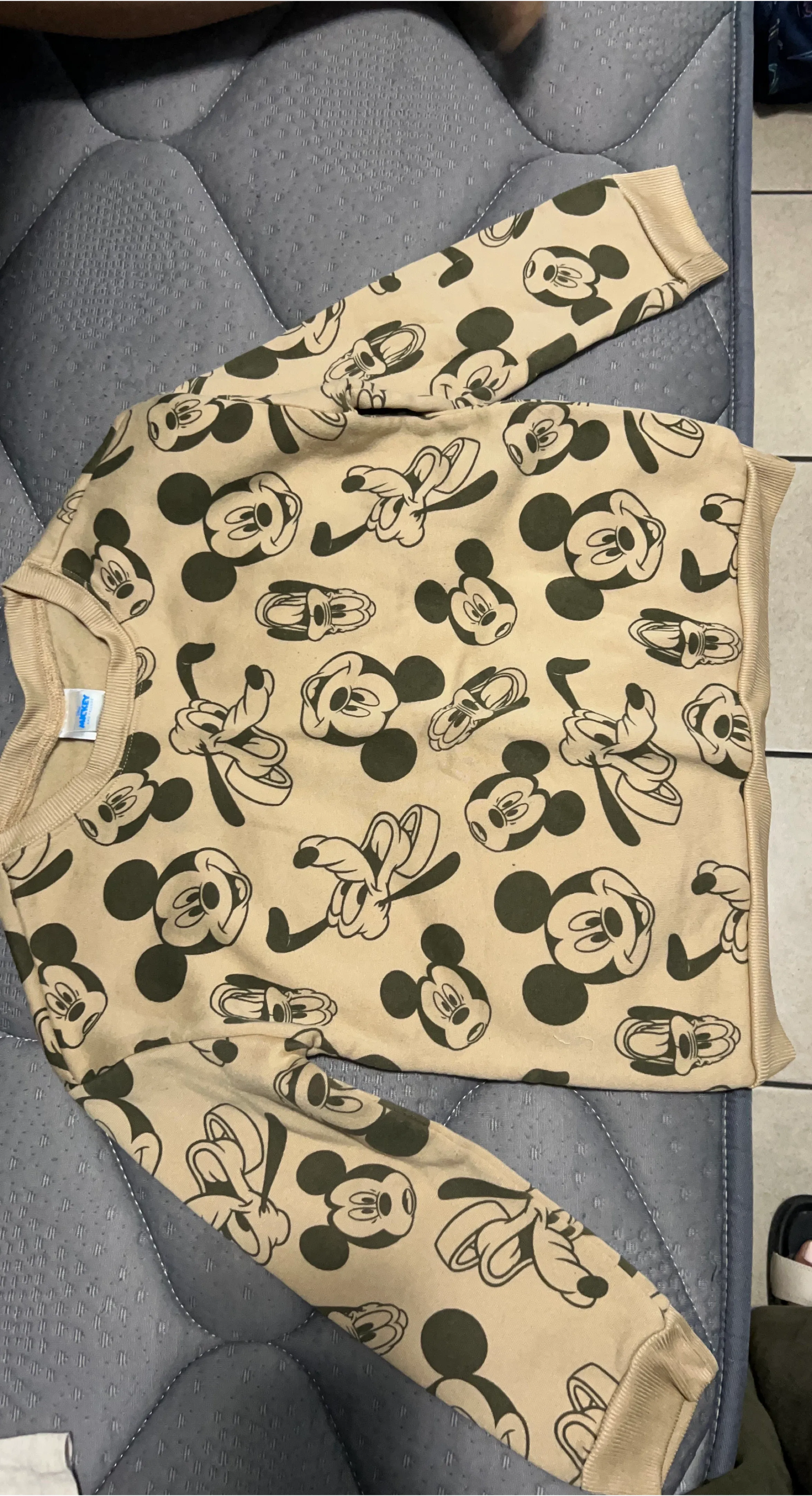 Mickey Mouse Patterned Sweater
