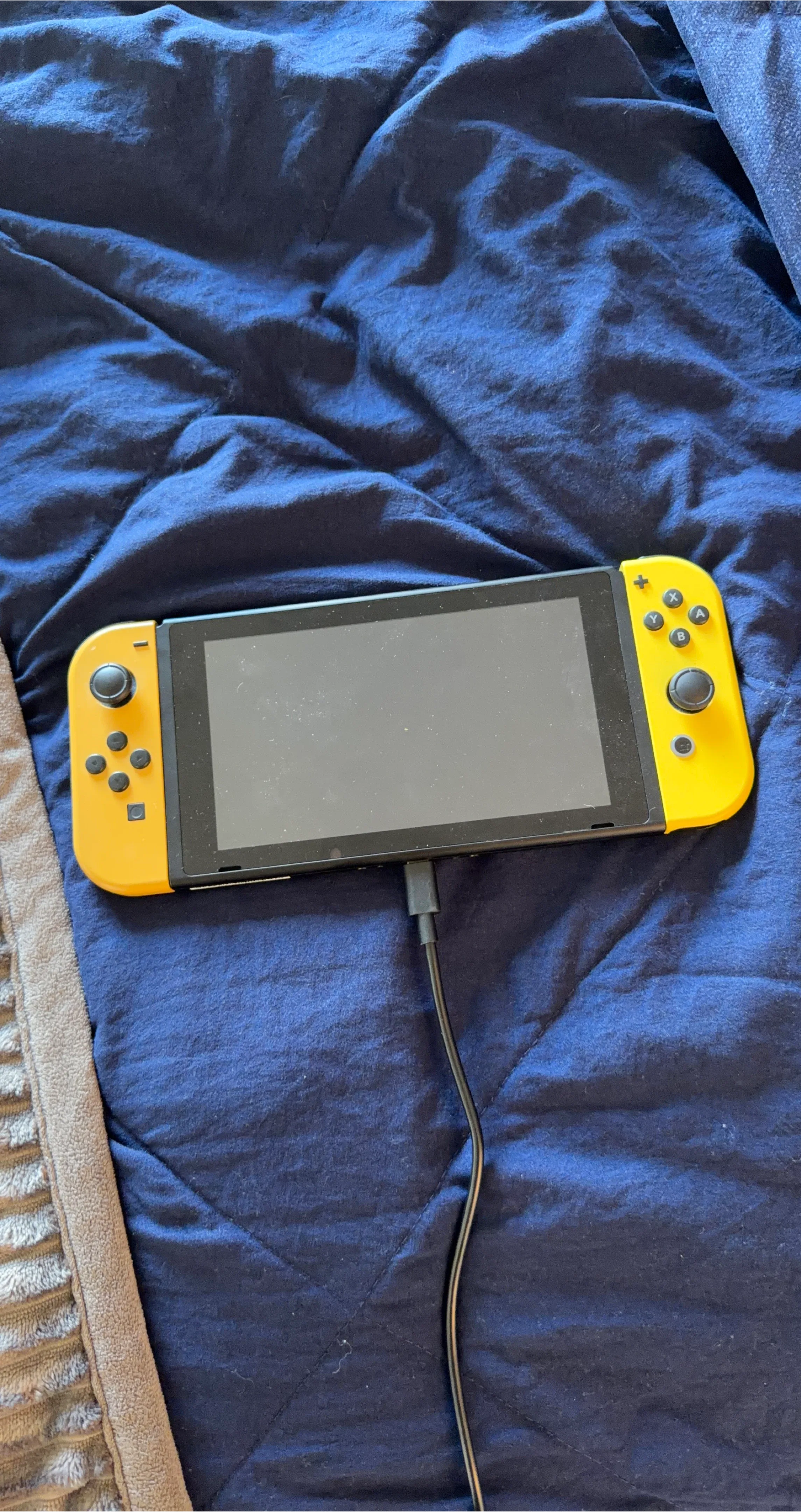 Nintendo Switch with Yellow Joy-Cons