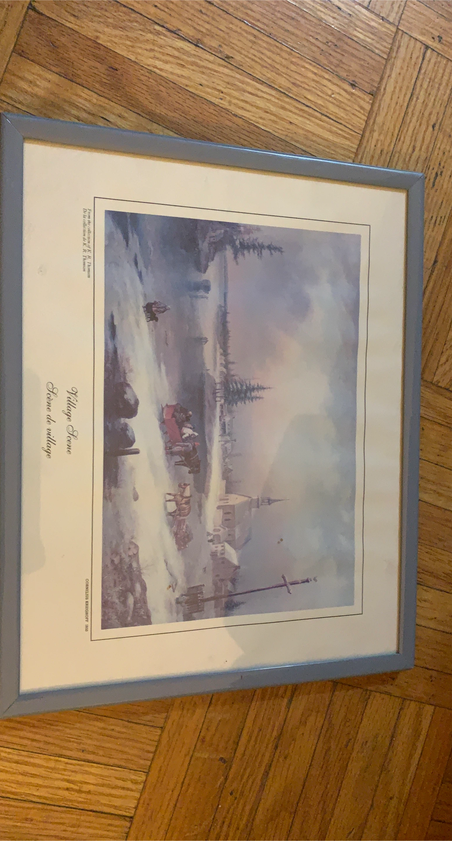 Cornelius Krieghoff 'Village Scene' Print thumbnail