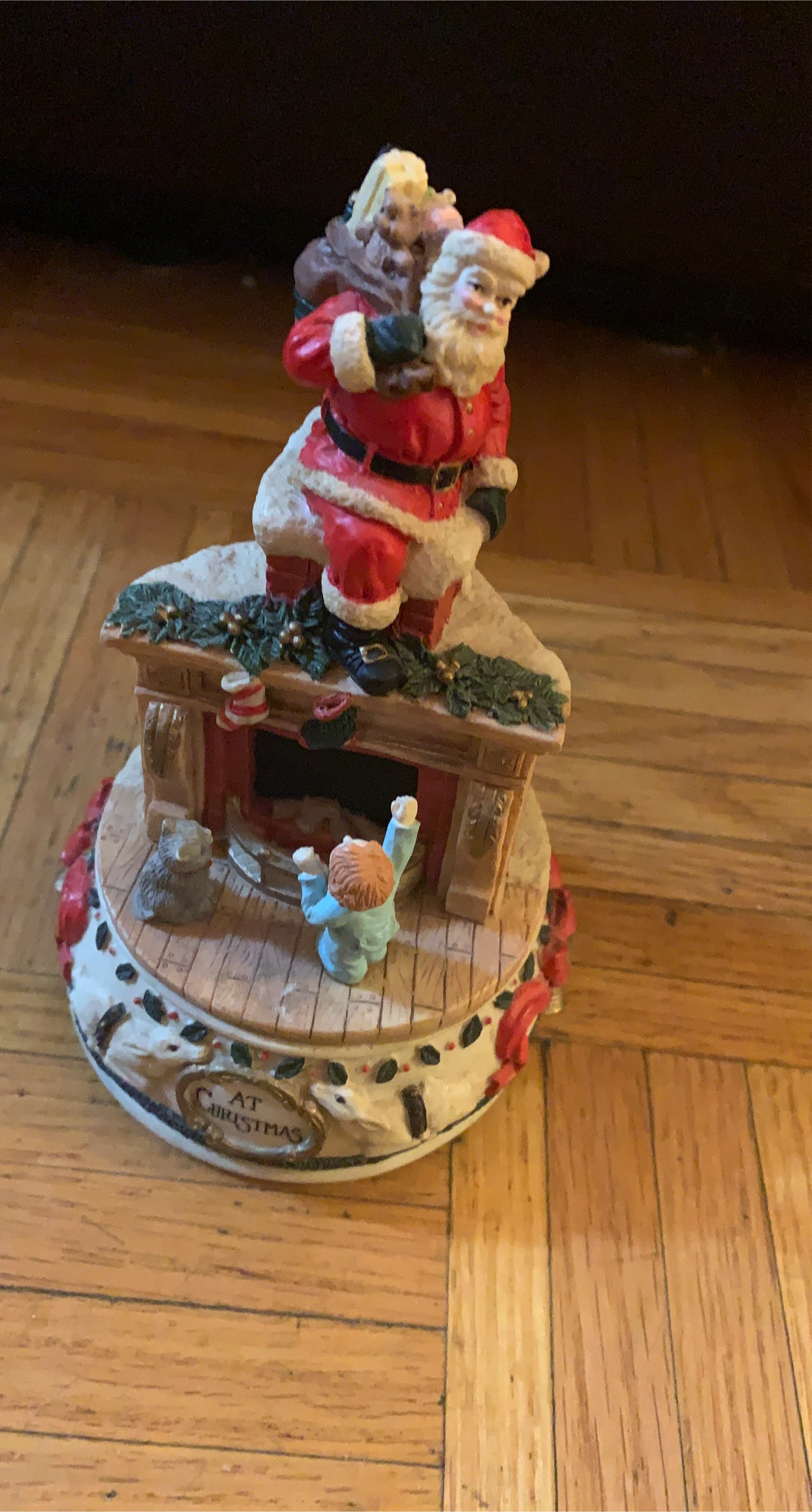 At Christmas Santa Figurine thumbnail