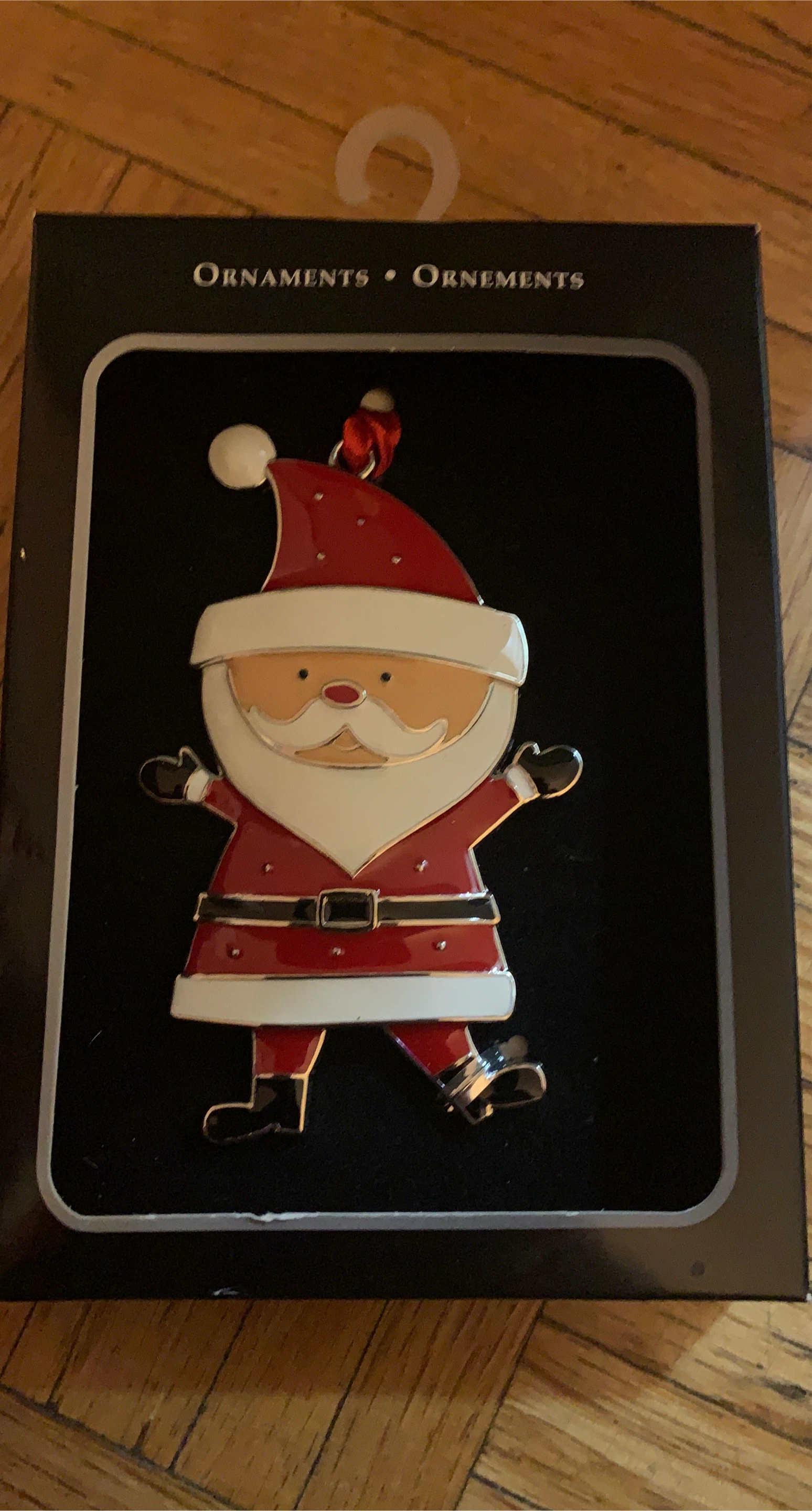 Santa Ornament in Box thumbnail