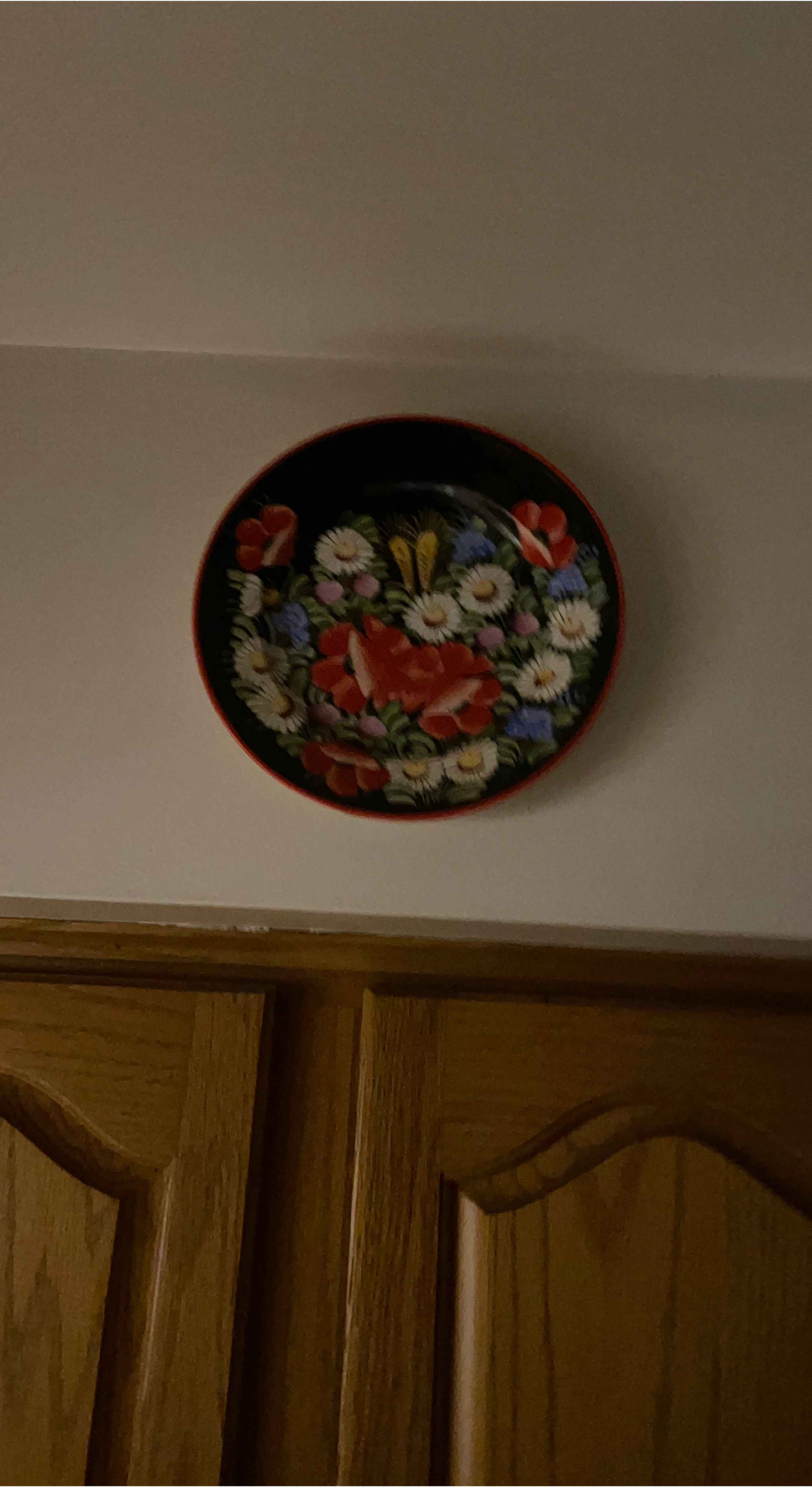 Decorative Floral Plate thumbnail