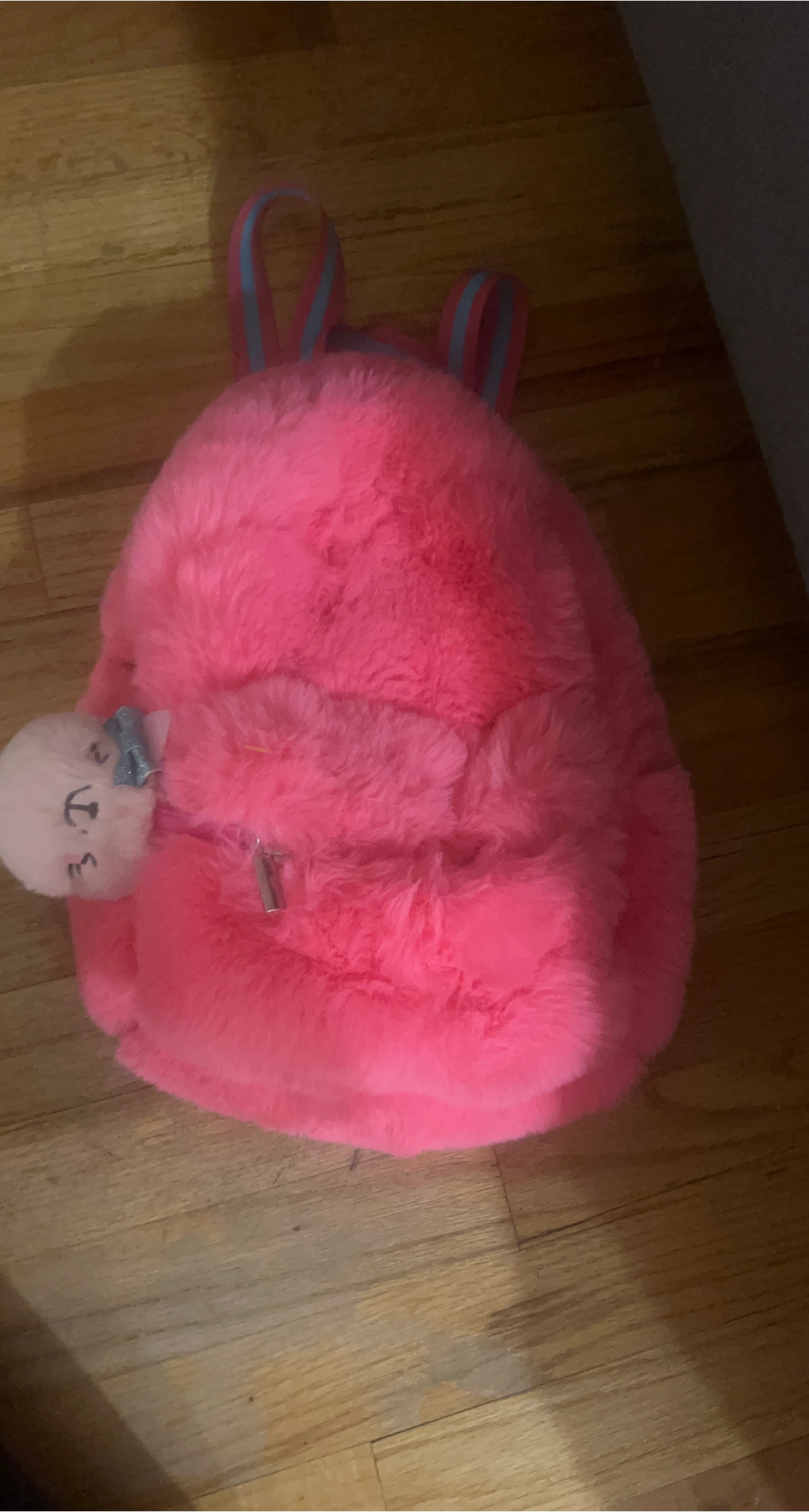 Pink Fuzzy Backpack image indicator(1)